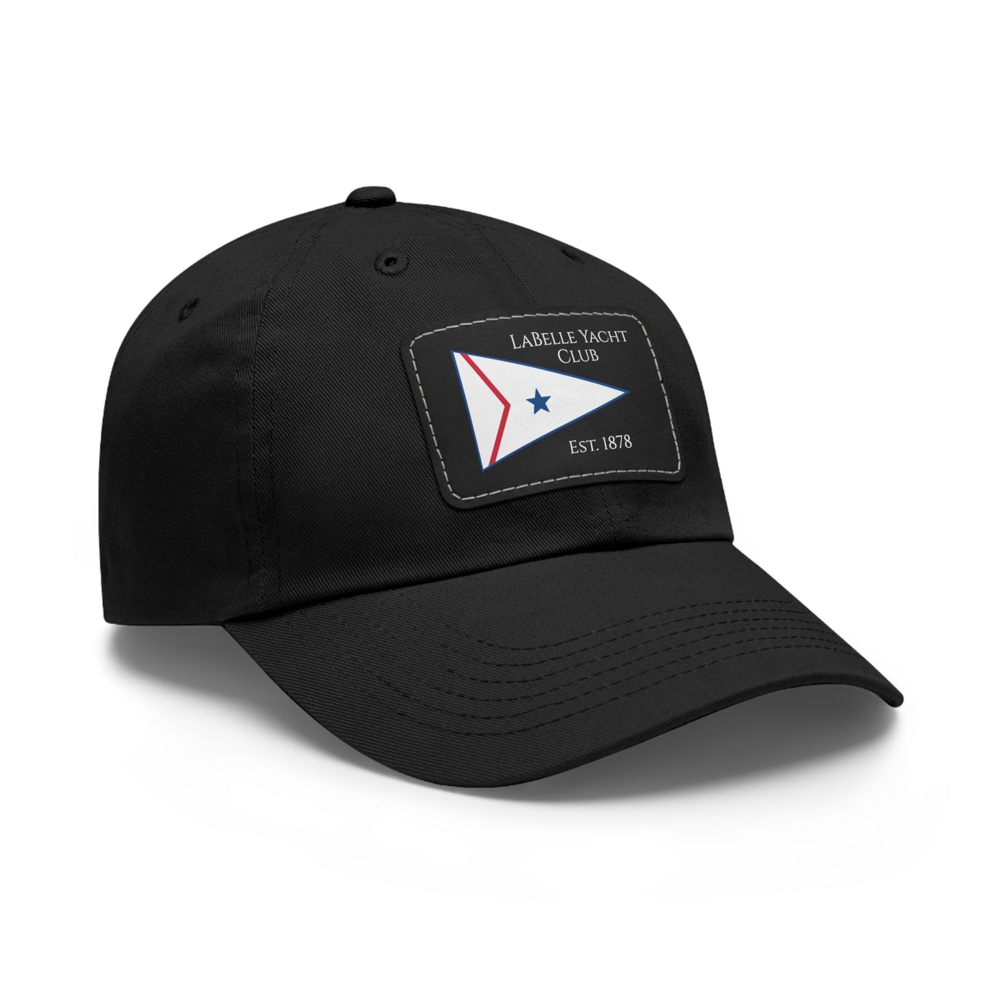 LaBelle Yacht Club Embroidered Hat with Leather Patch