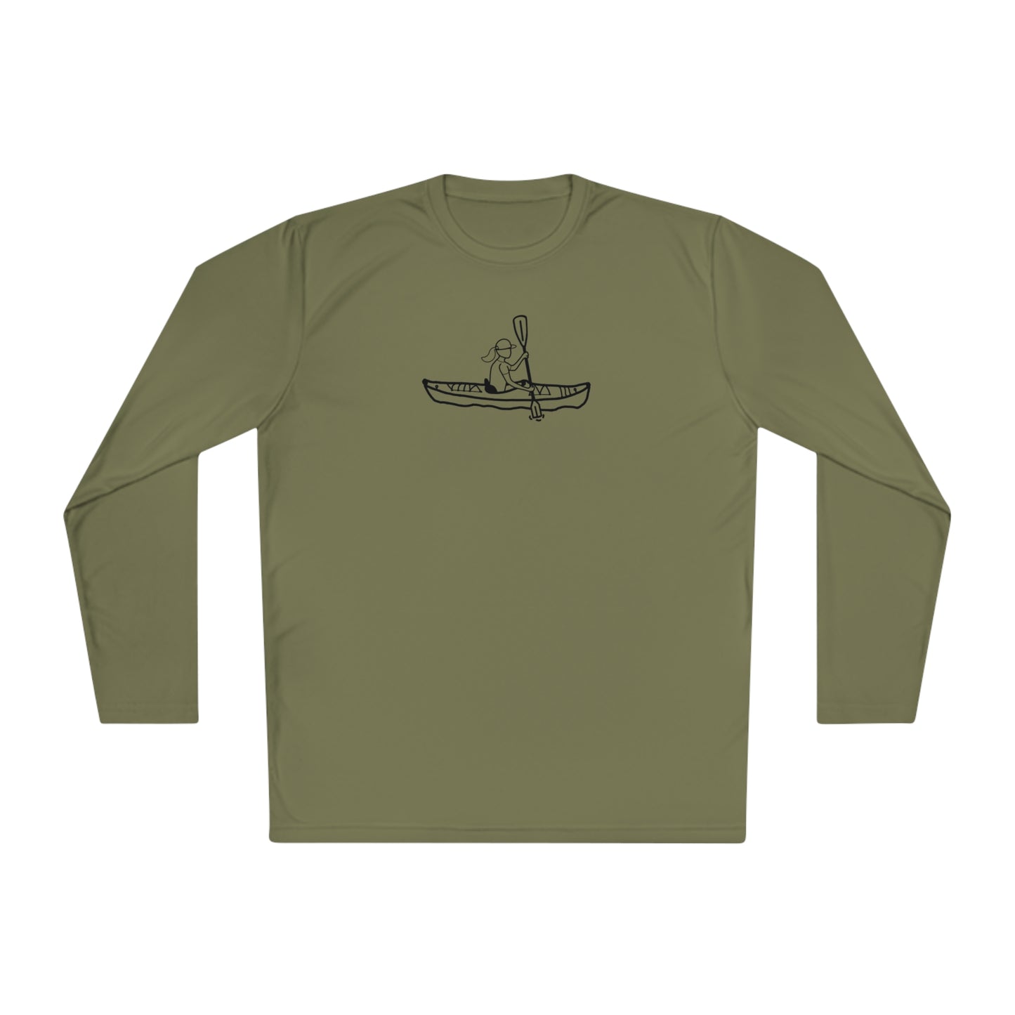 Lightweight Long Sleeve Tee (Kayak Girl Design)