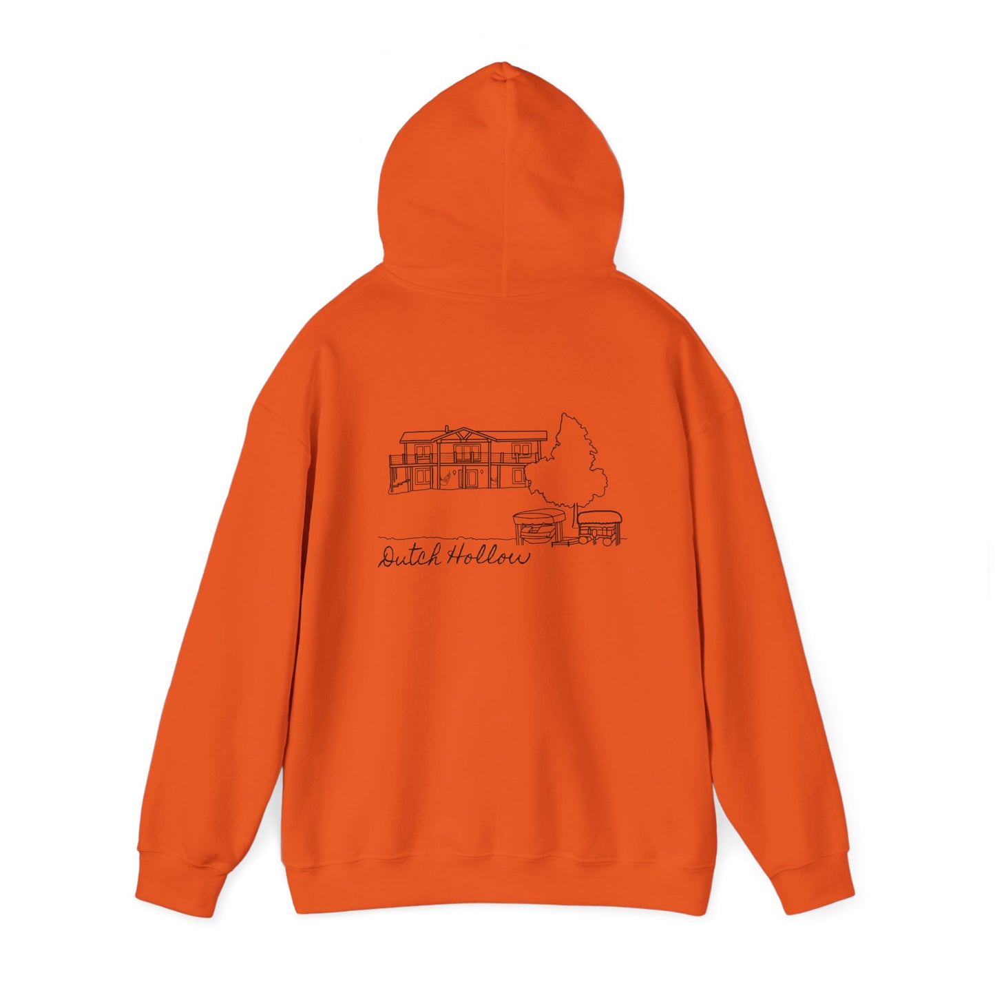 Beer Die Dutch Hollow Cabin - Unisex Heavy Blend Hooded Sweatshirt