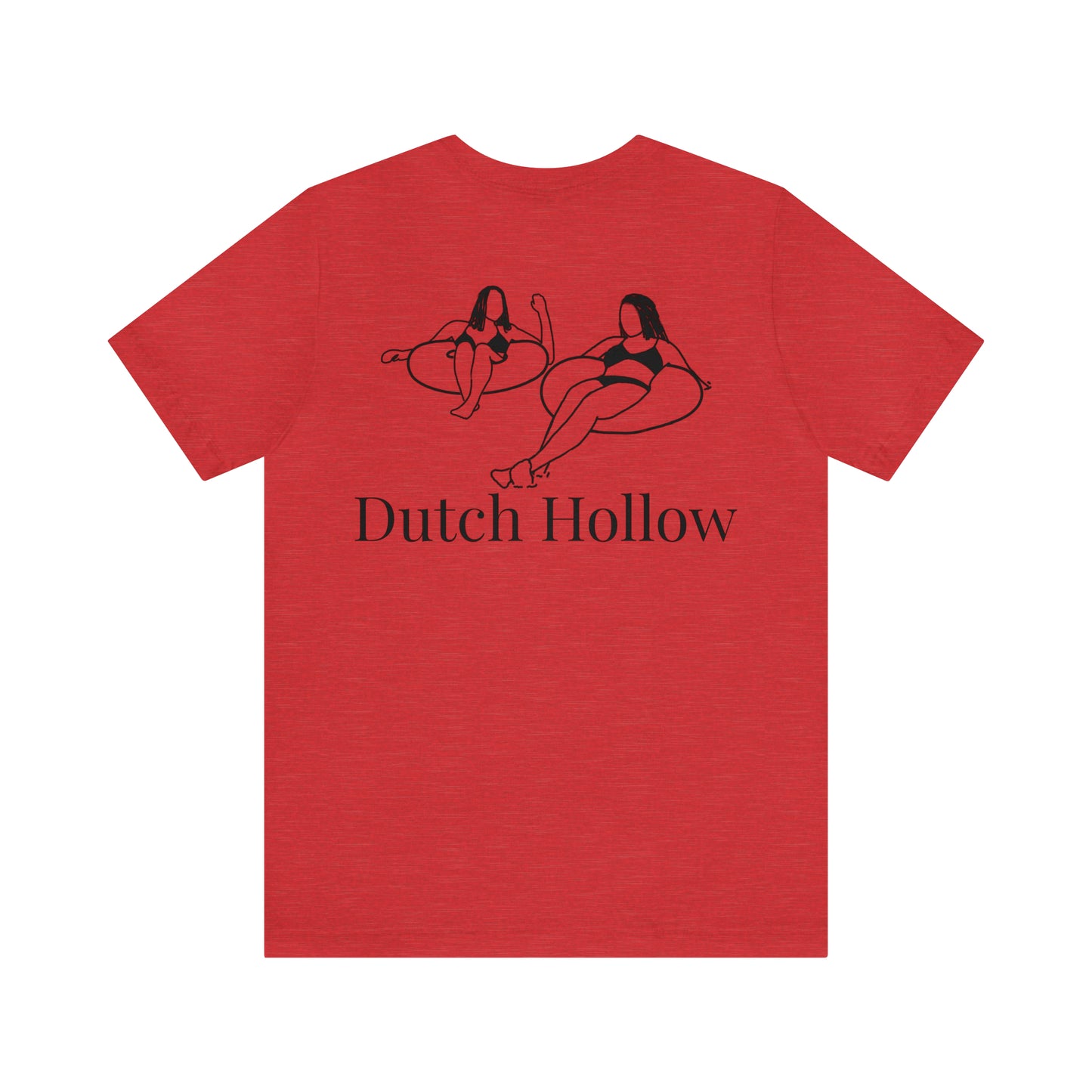 Dutch Hollow Lake, Inner Tube Girls - Unisex Lightweight Short Sleeve Tee