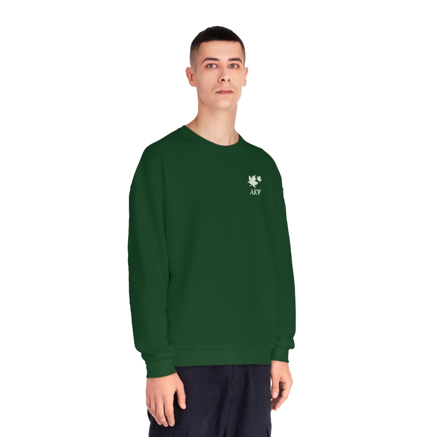 Fall 22 AkPsi With Leaf - Unisex NuBlend® Crewneck Sweatshirt