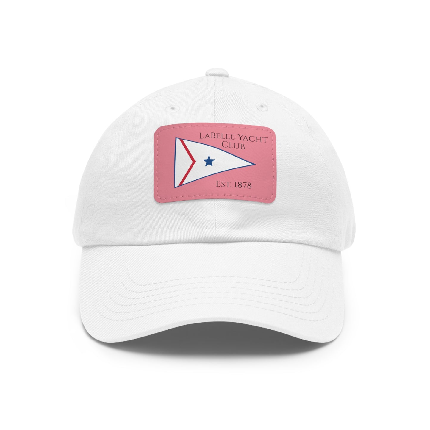 LaBelle Yacht Club Embroidered Hat with Leather Patch