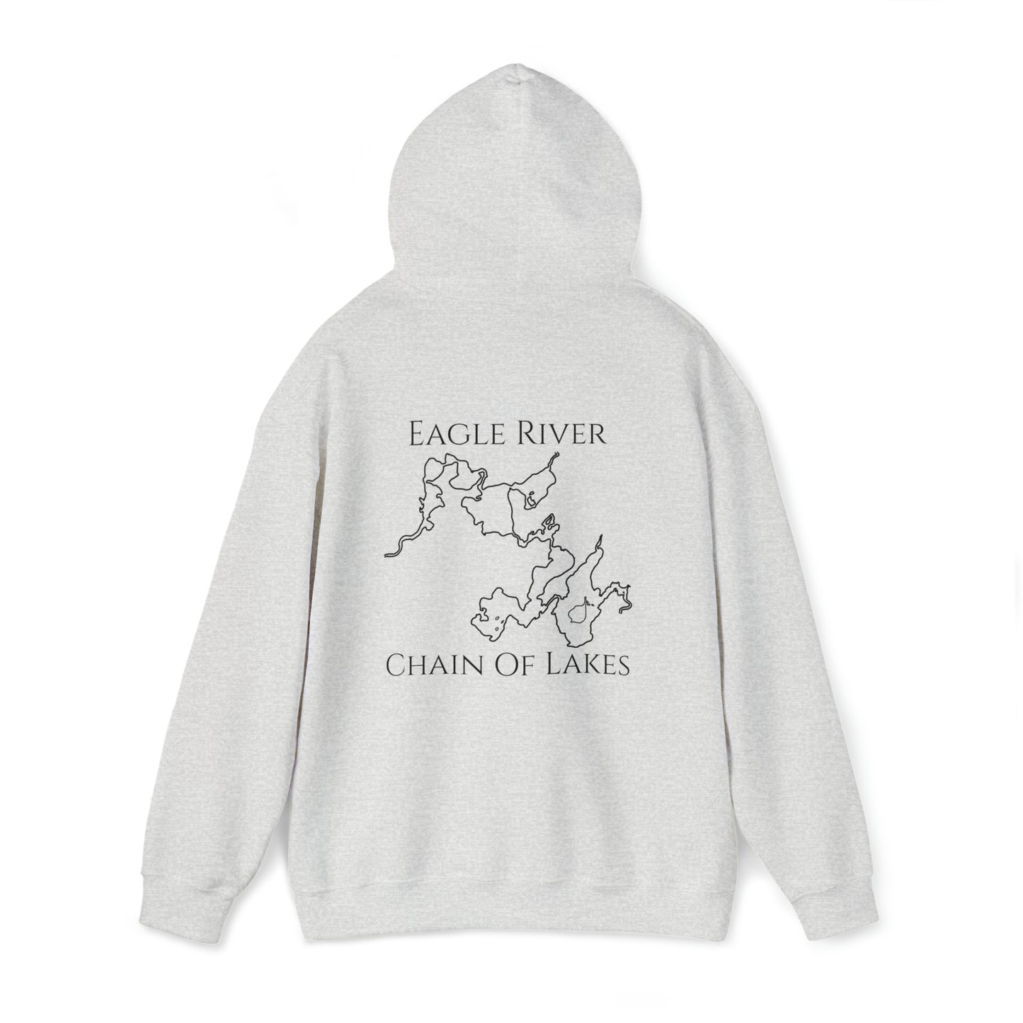 Eagle River Inner Tube Girl - Unisex Heavy Blend Hooded Sweatshirt