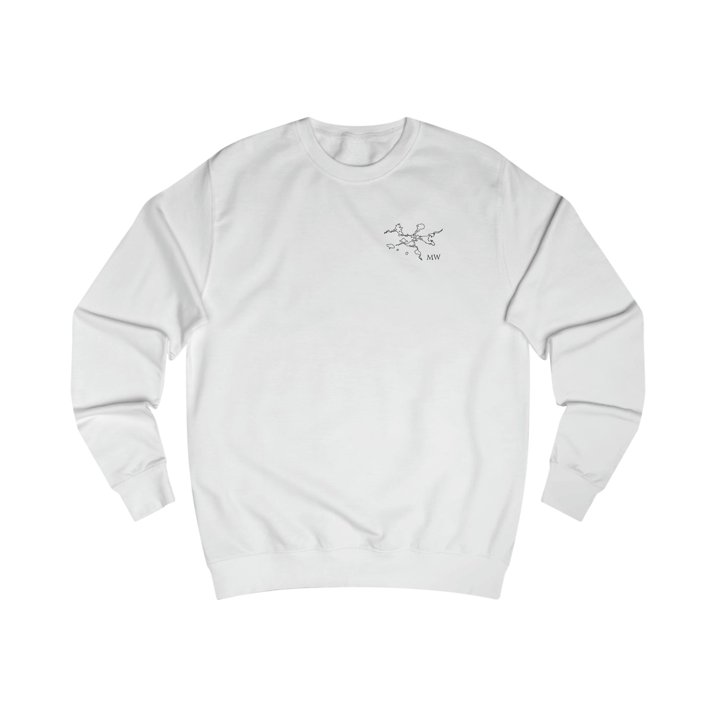 Manitowish Waters Surf Sketch - Men's Crewneck