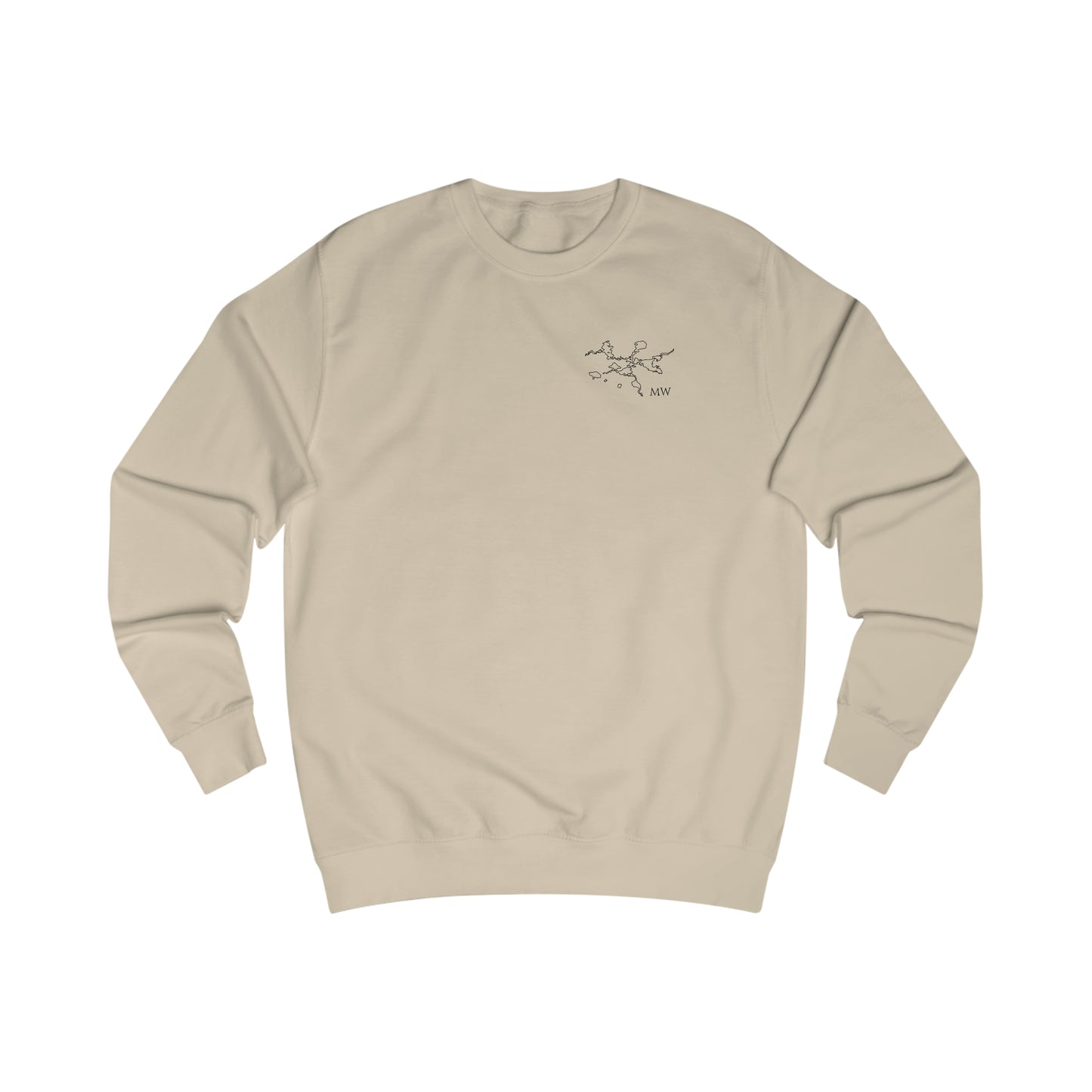 Manitowish Waters Surf Sketch - Men's Crewneck