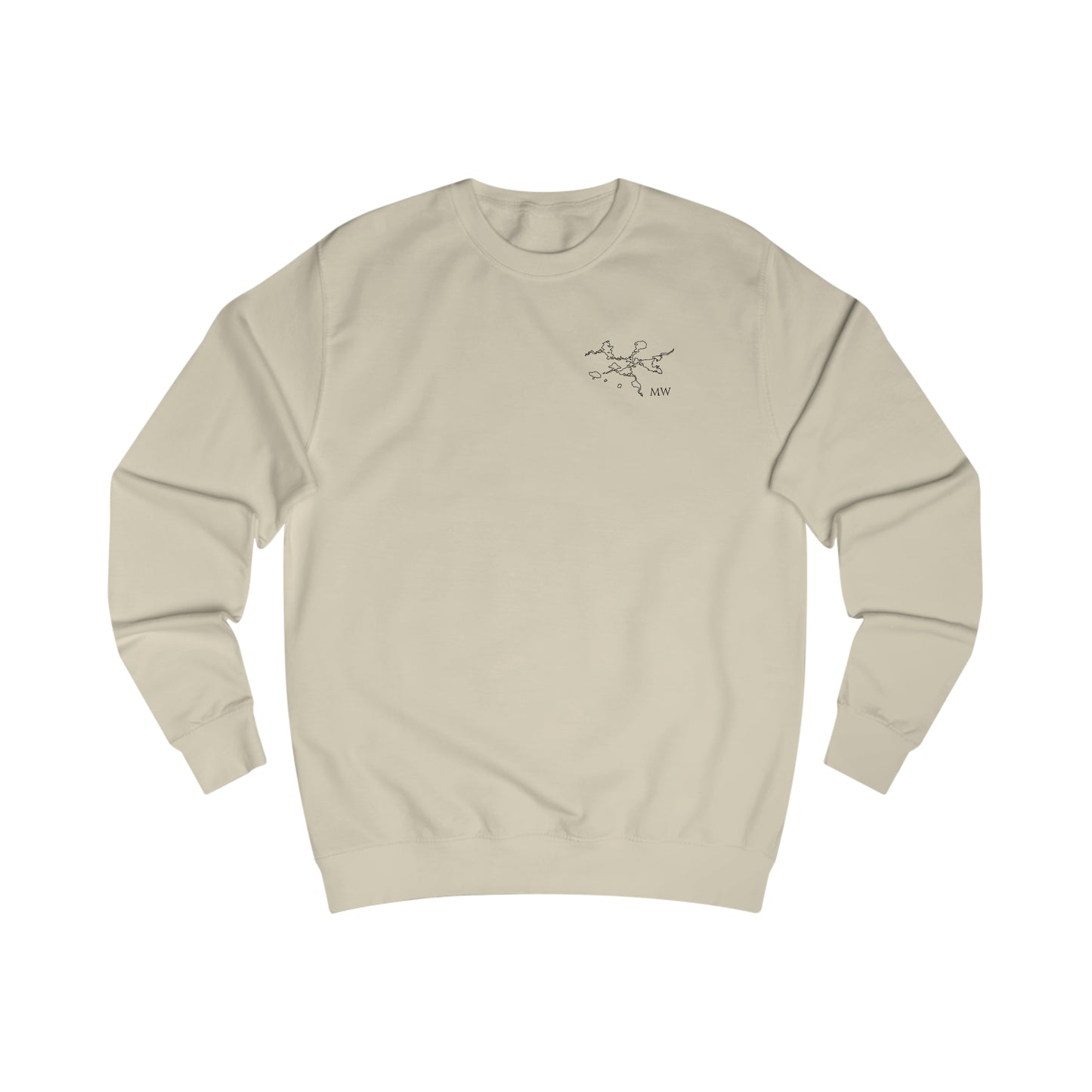 Manitowish Waters Surf Sketch - Men's Crewneck