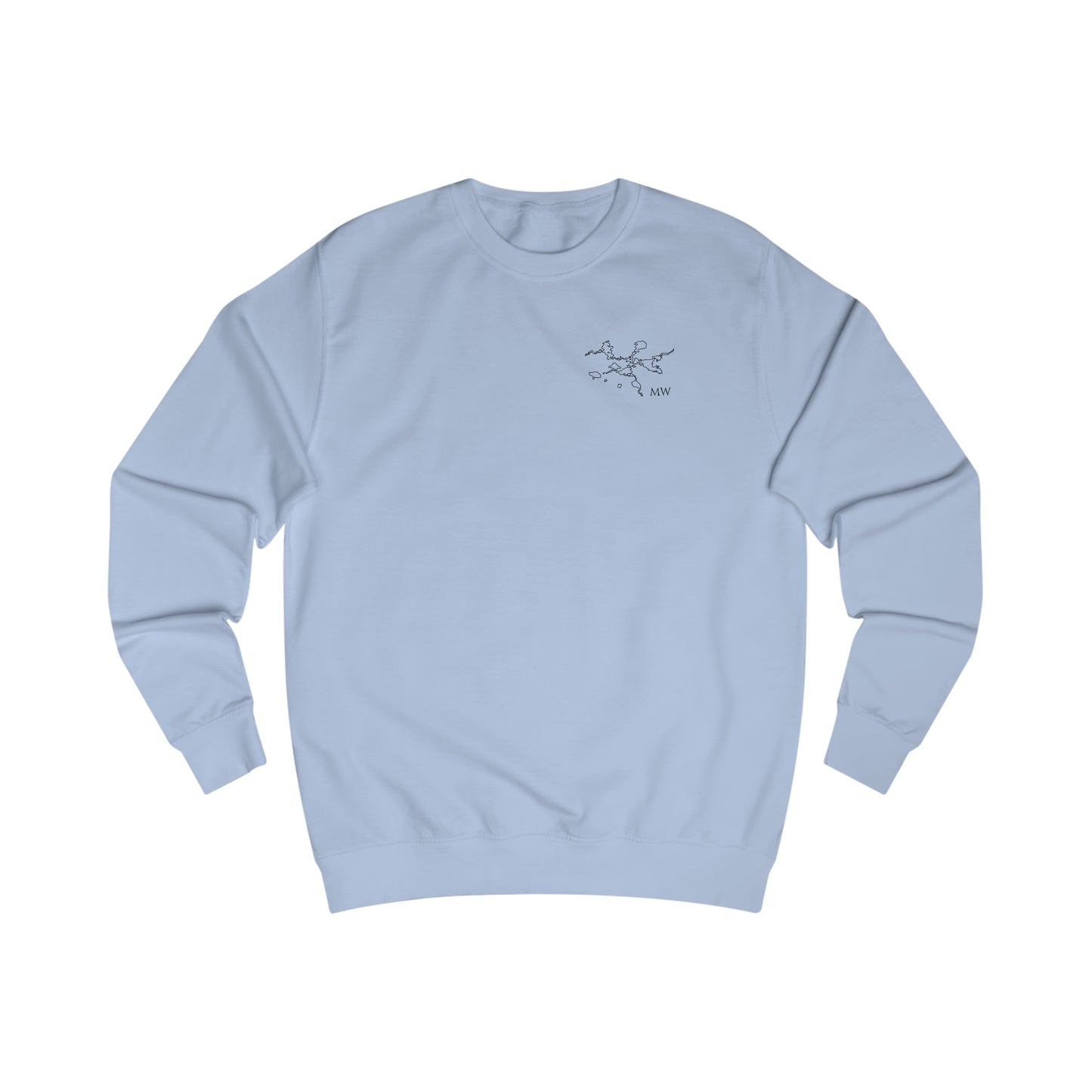Manitowish Waters Surf Sketch - Men's Crewneck