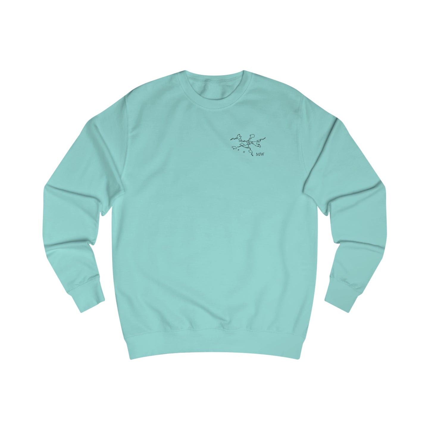 Manitowish Waters Surf Sketch - Men's Crewneck