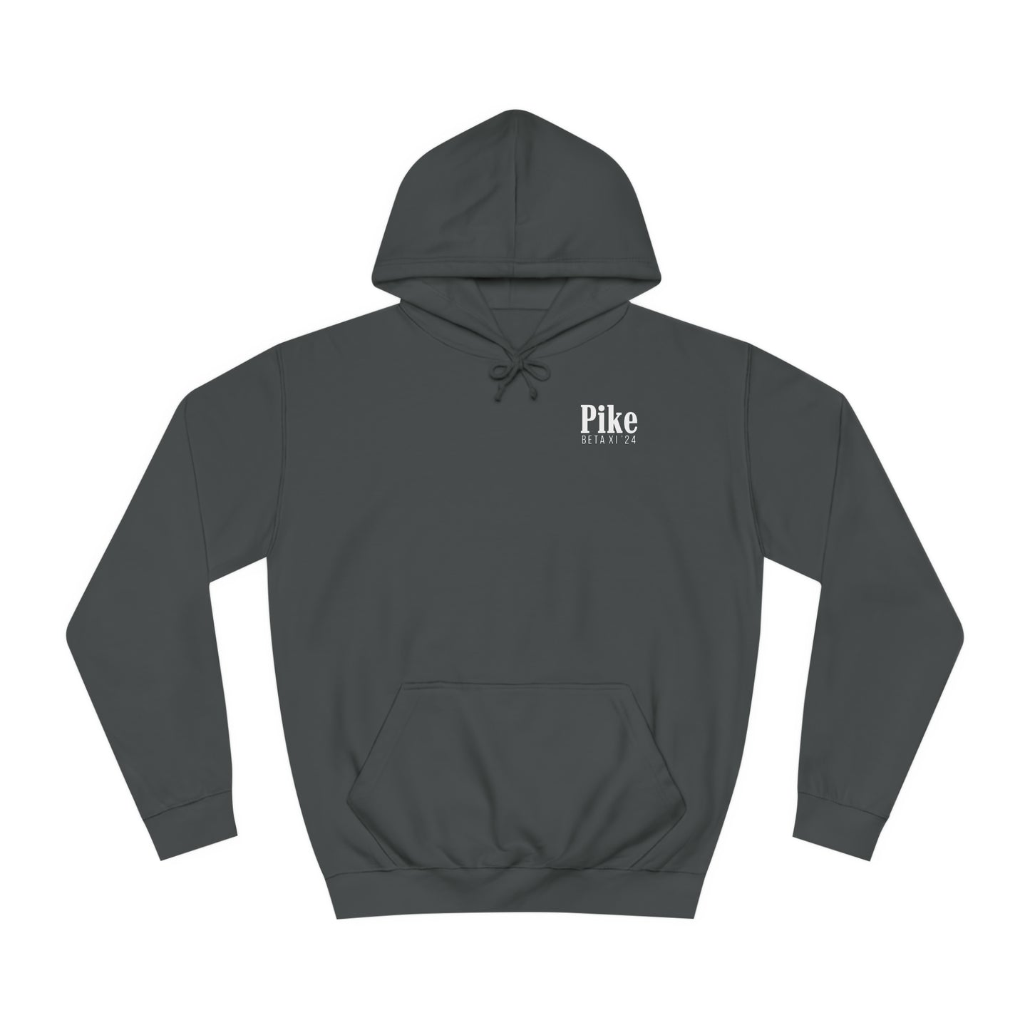 Pike Final Mockup Navy Unisex Hoodie Medium Weight (brown and navy yellow)