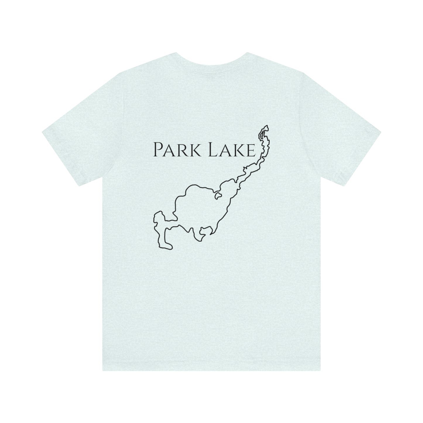 Paddle Board Female - Park Lake Unisex Lightweight Short Sleeve Tee