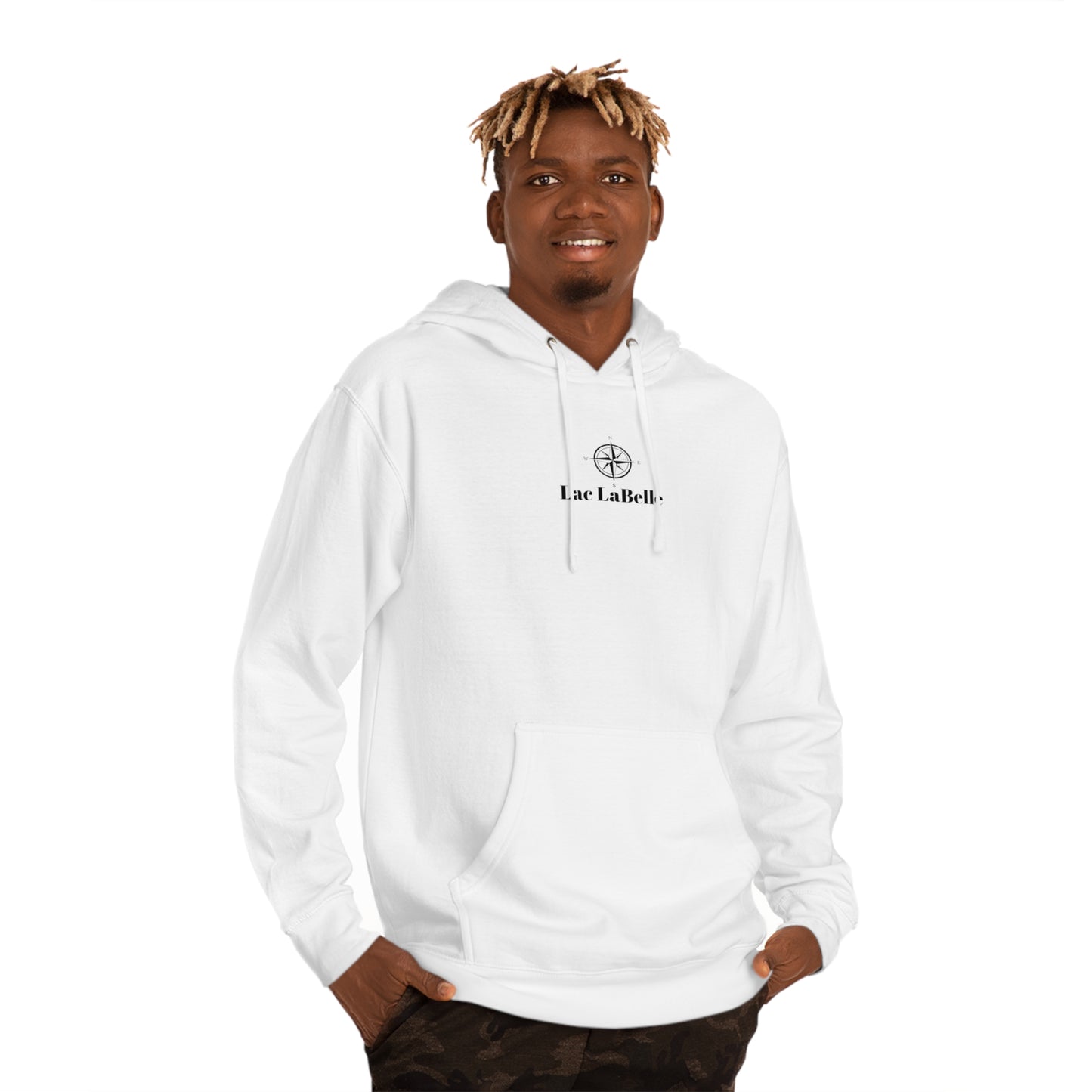 Lac LaBelle Compass Rose Unisex Hooded Sweatshirt ITC