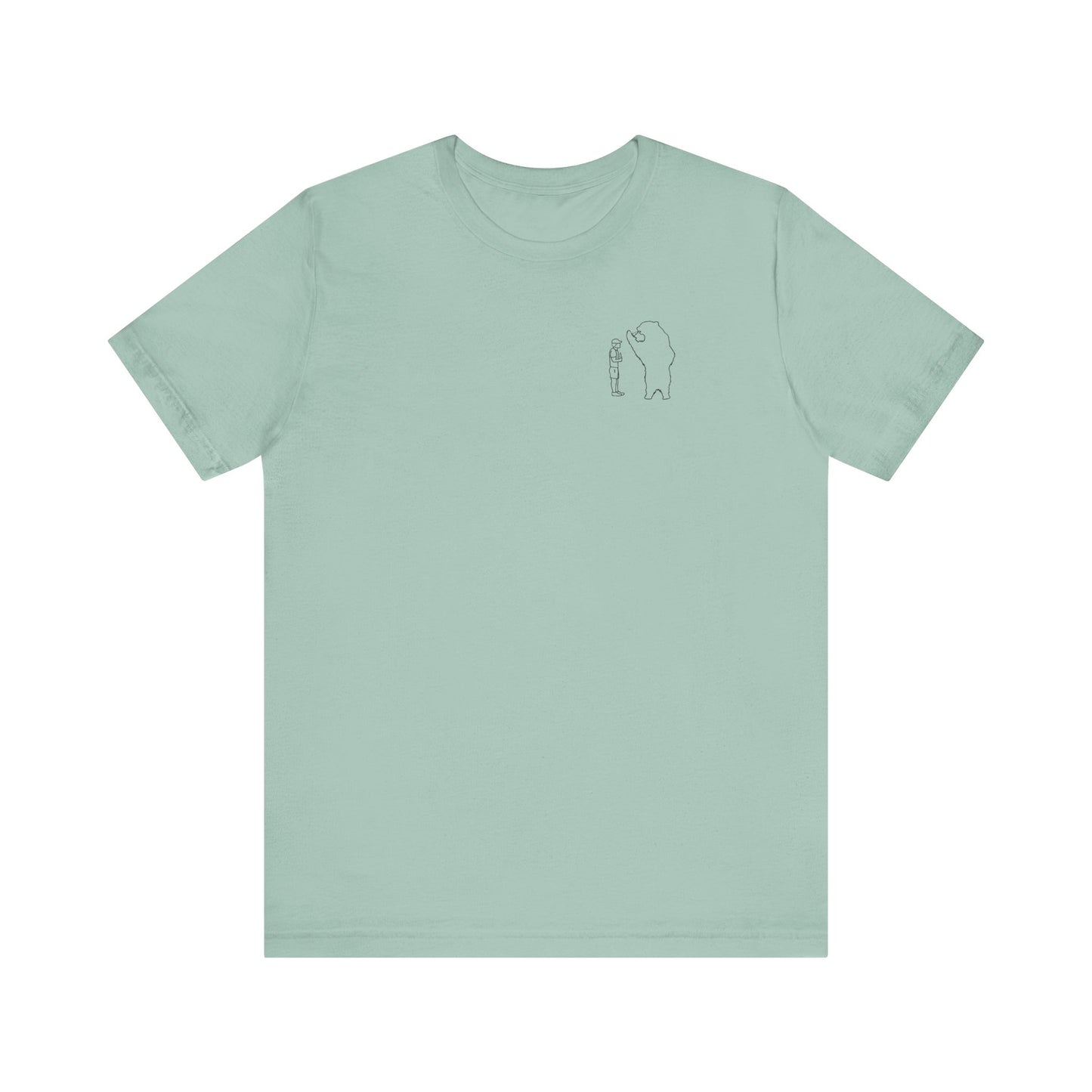 Papa Bear Yellowstone National Park Unisex Lightweight Short Sleeve Tee