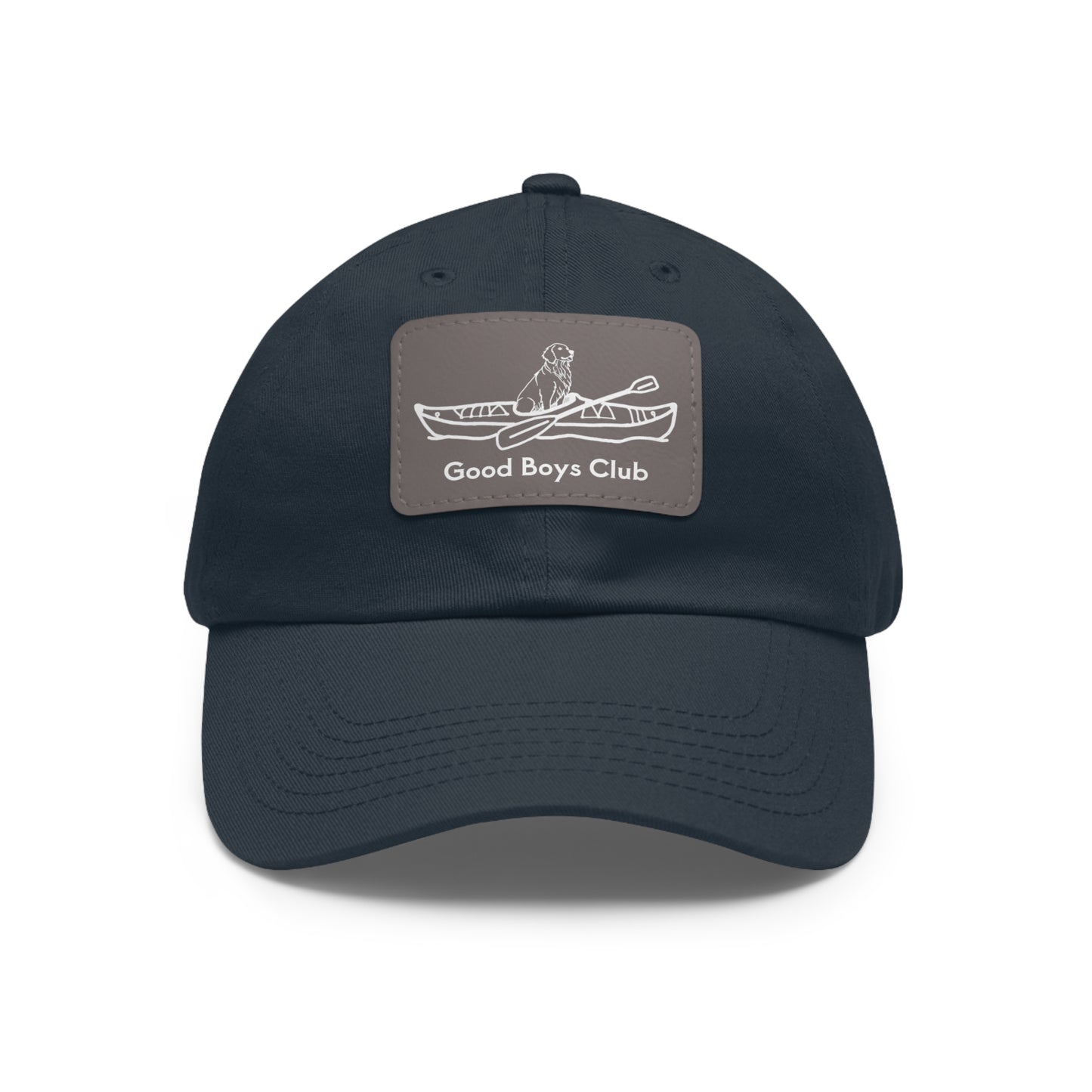 Good Boys Club Golden Retriever Kayak Dog - Hat with Leather Patch