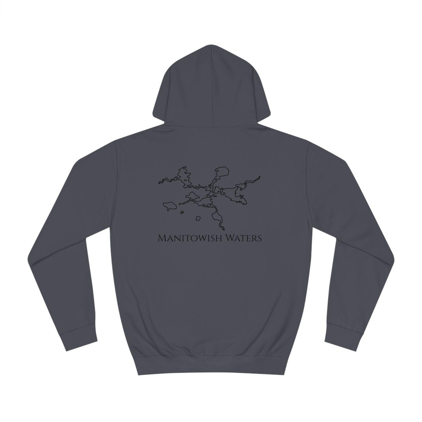 Manitowish Waters Pontoon Boat Family Front Patch - Unisex Hoodie Medium Weight