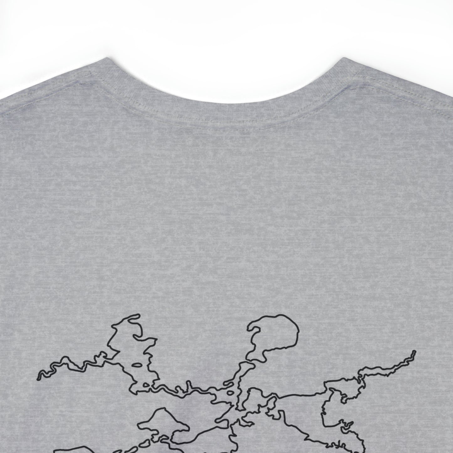 Inner Tube Girl - Manitowish Waters Unisex Heavy Tee Shirt