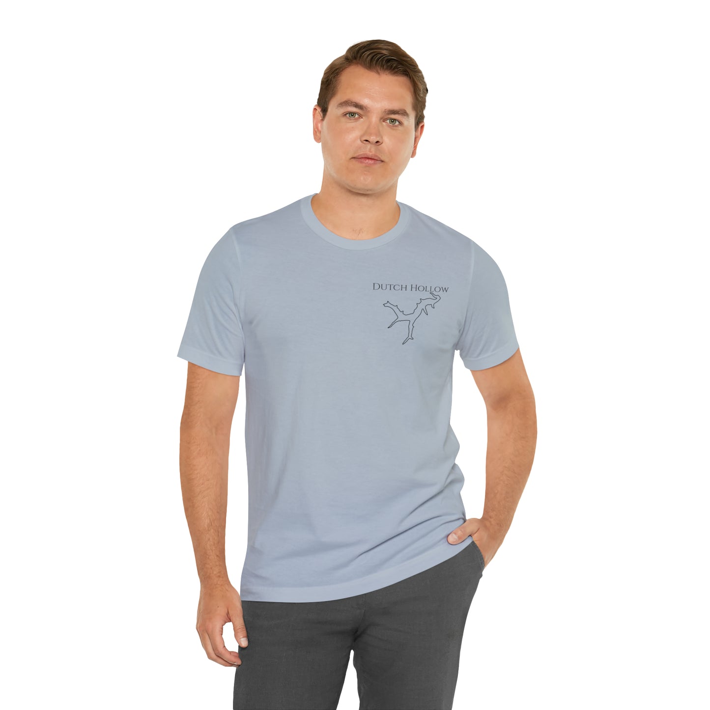 Dutch Hollow Lake, Wakeboard Float Plane - Unisex Lightweight Short Sleeve Tee