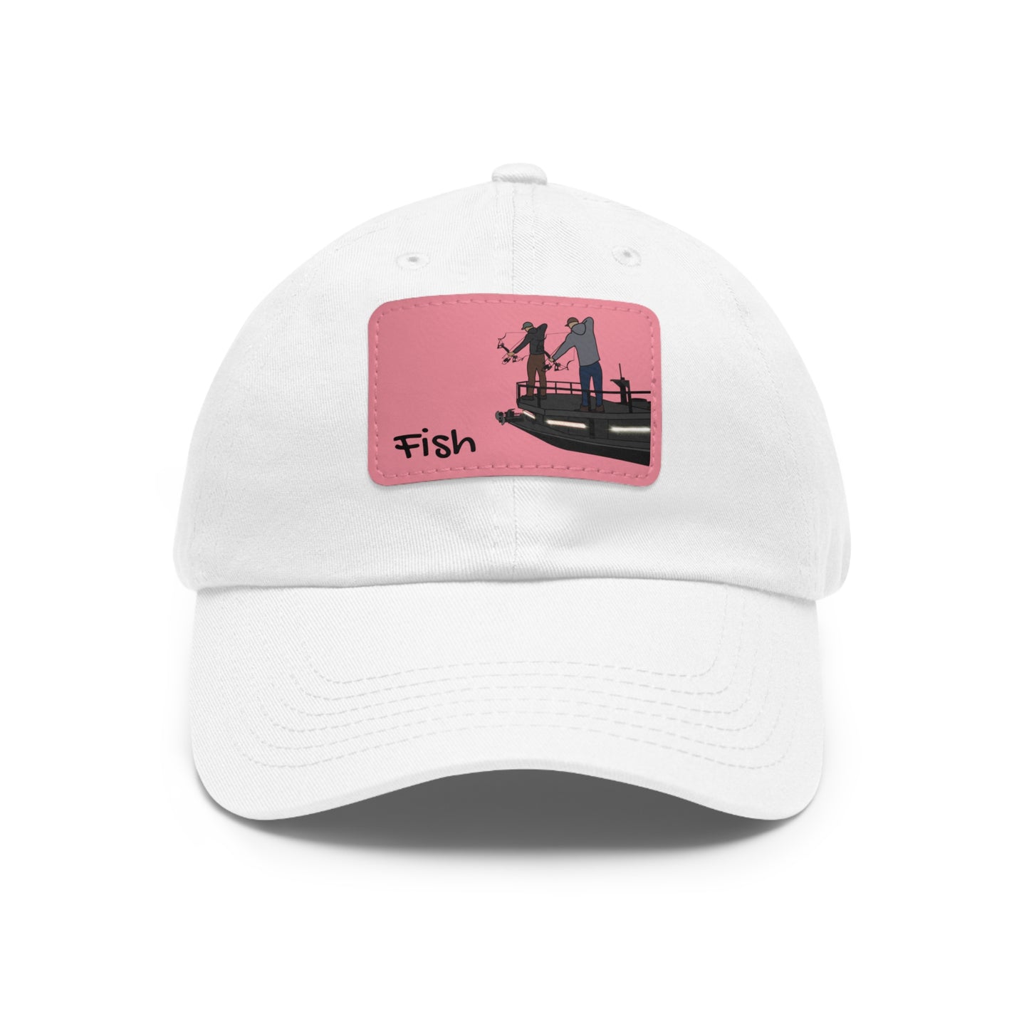 Bow fishing Hat with Leather Patch