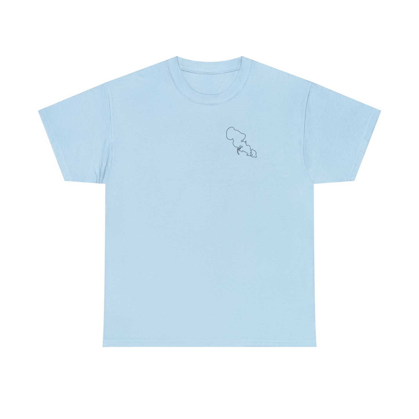 Trolling Motor Fishing - Lac LaBelle Unisex Heavy Tee Shirt