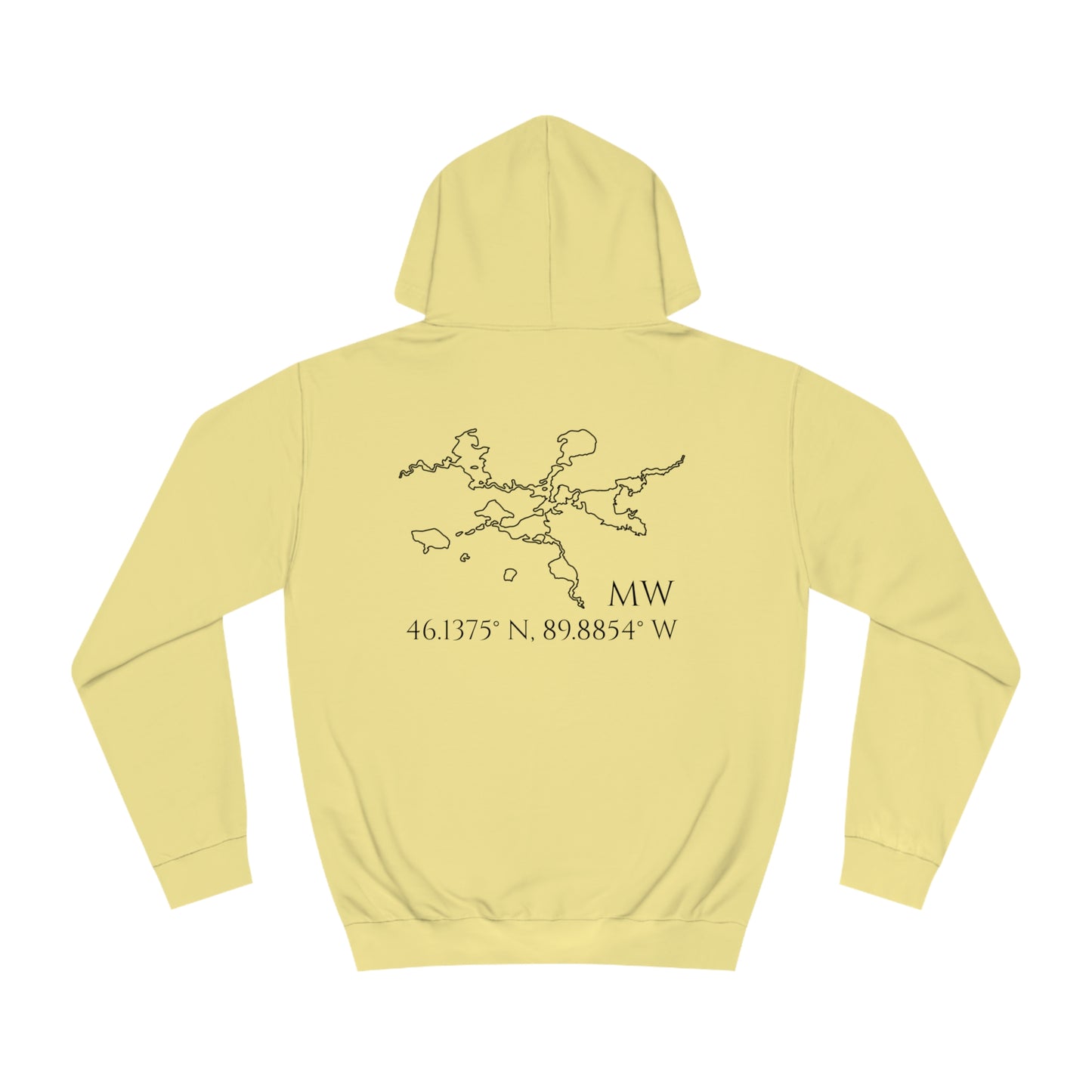Manitowish Waters Sailboat Patch - Unisex Hoodie Medium Weight