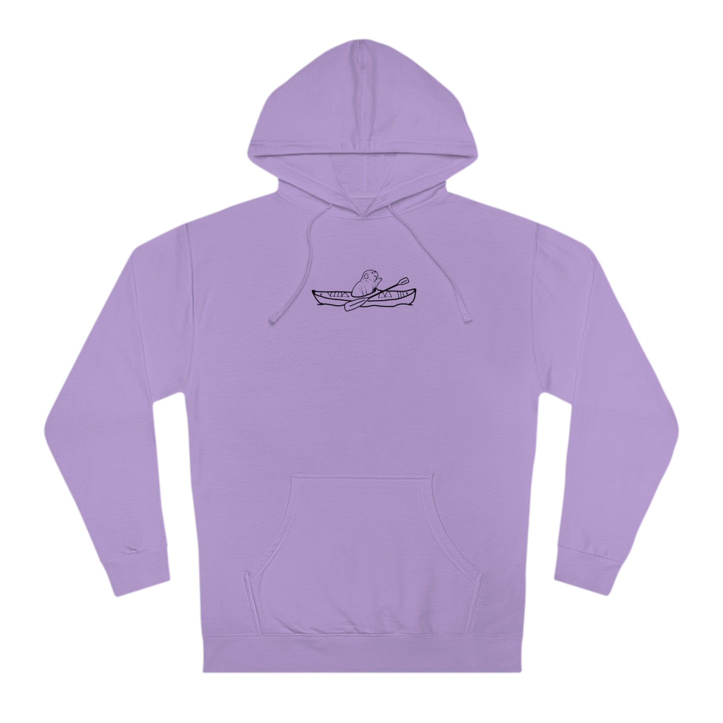 Kayak Dog - English Bulldog Basic - Unisex Hooded Sweatshirt ITC