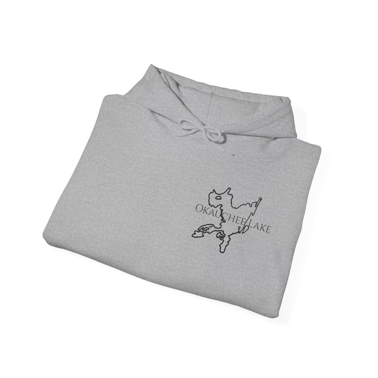 Surfing Sketch (Okauchee Lake) Unisex Heavy Blend Hooded Sweatshirt