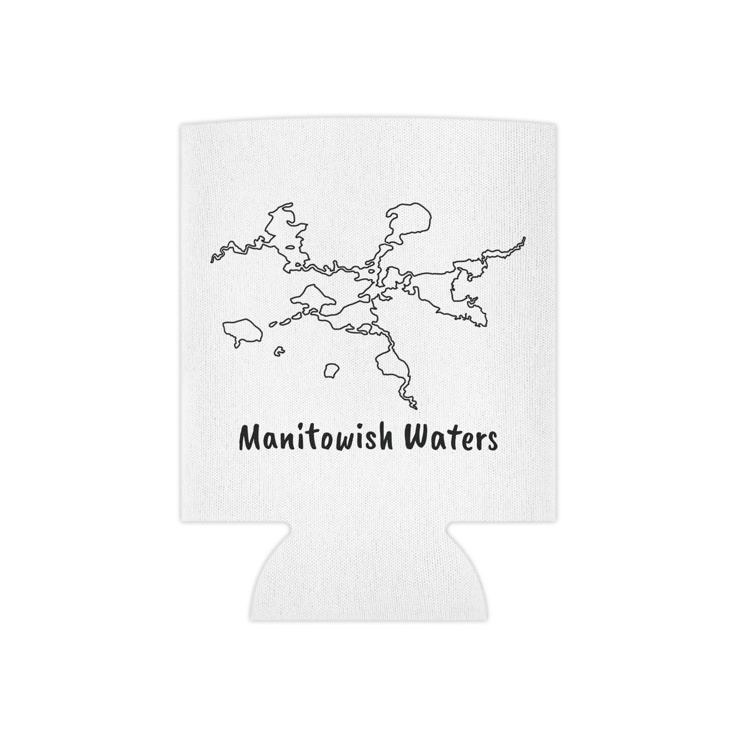 Manitowish Waters Kayak Guy Can Koozie
