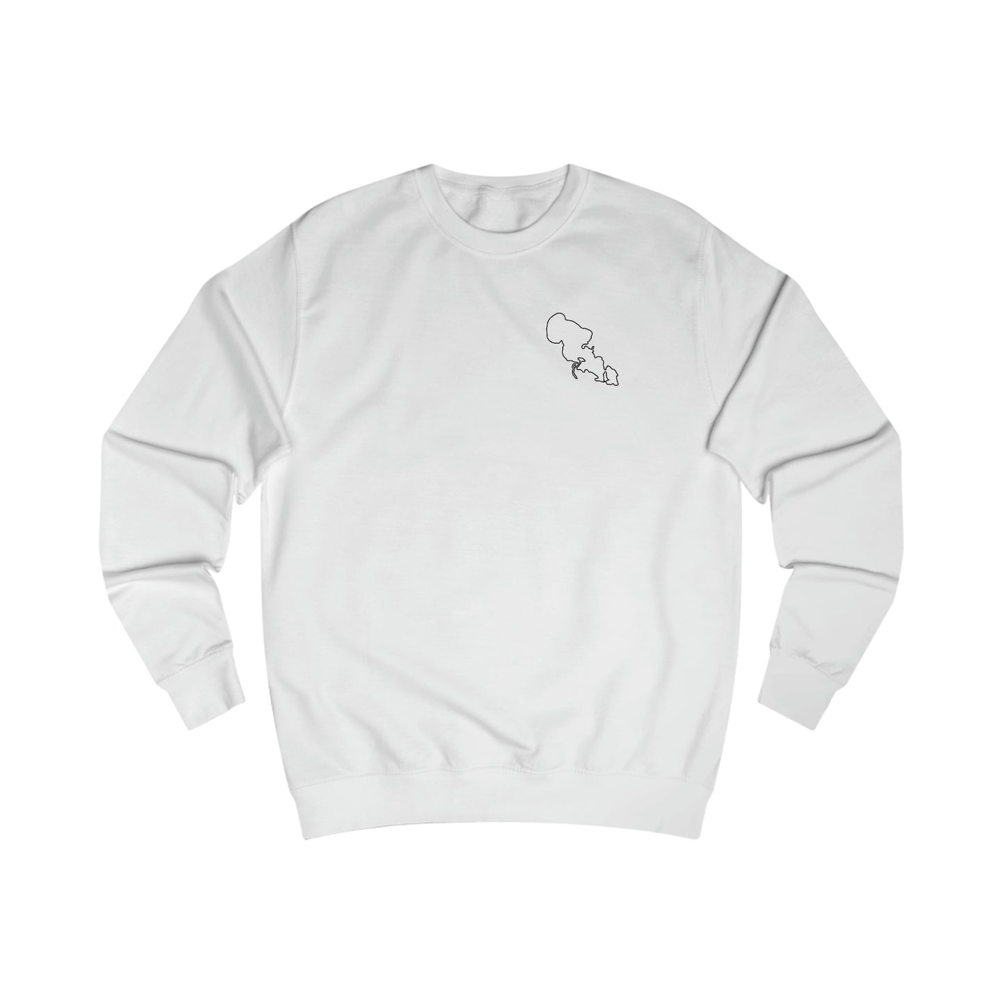 Surf Sketch, Lac LaBelle Men's Crewneck