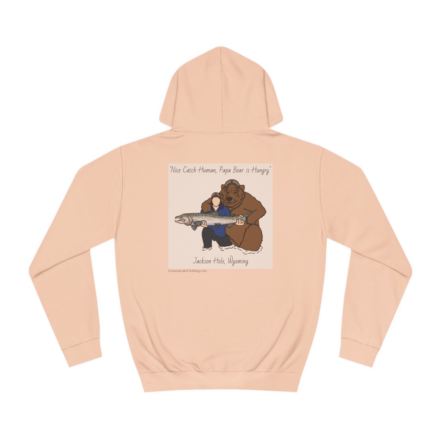 Papa Bear Basic - Jackson Hole Wyoming - Medium Weight Hoodie
