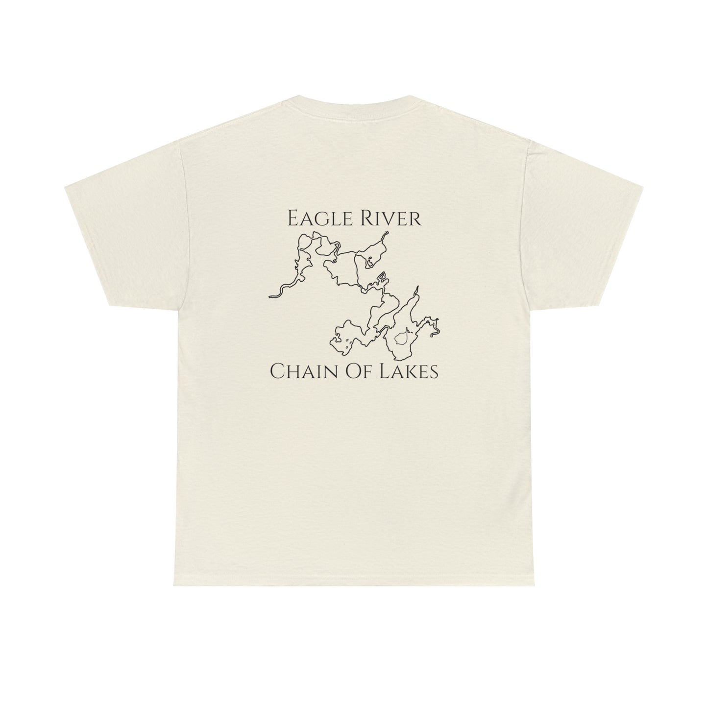 Eagle River Inner Tube Girl - Unisex Heavy Tee Shirt