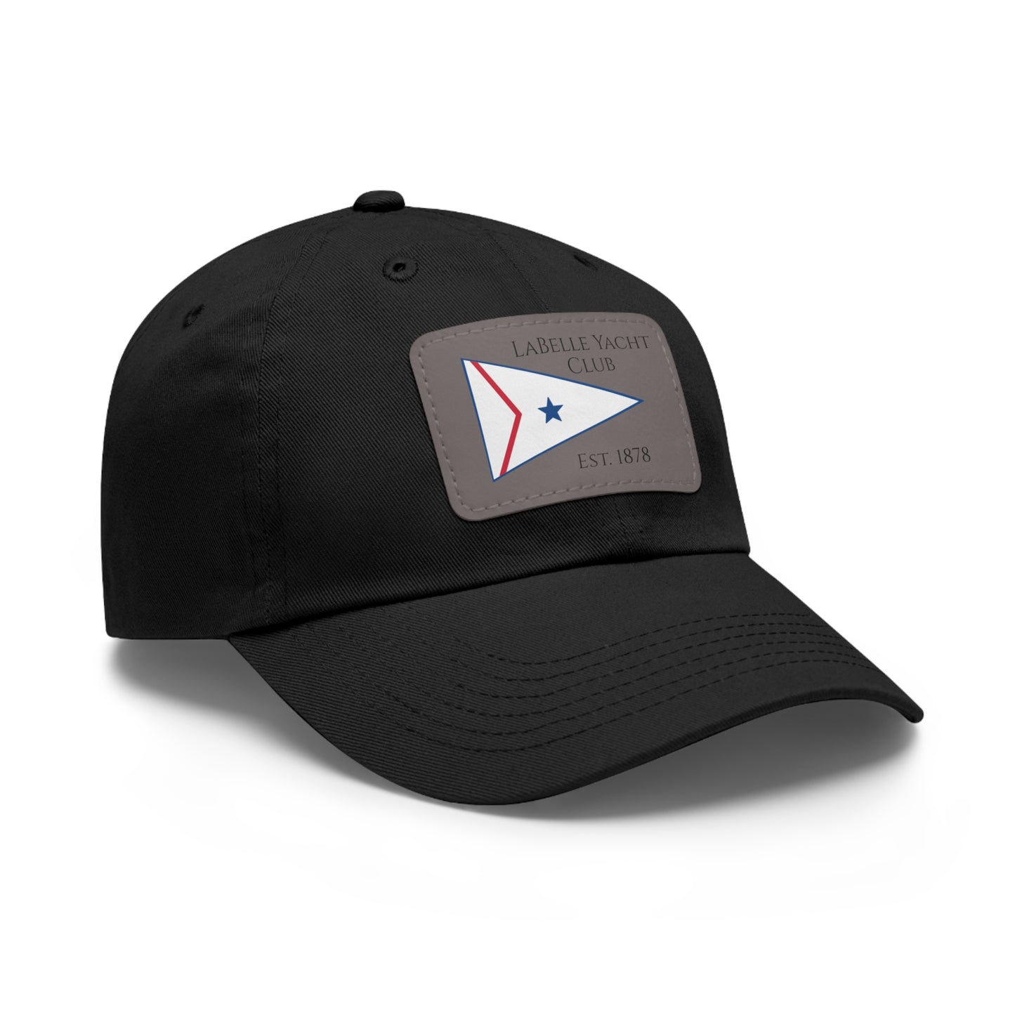 LaBelle Yacht Club Embroidered Hat with Leather Patch