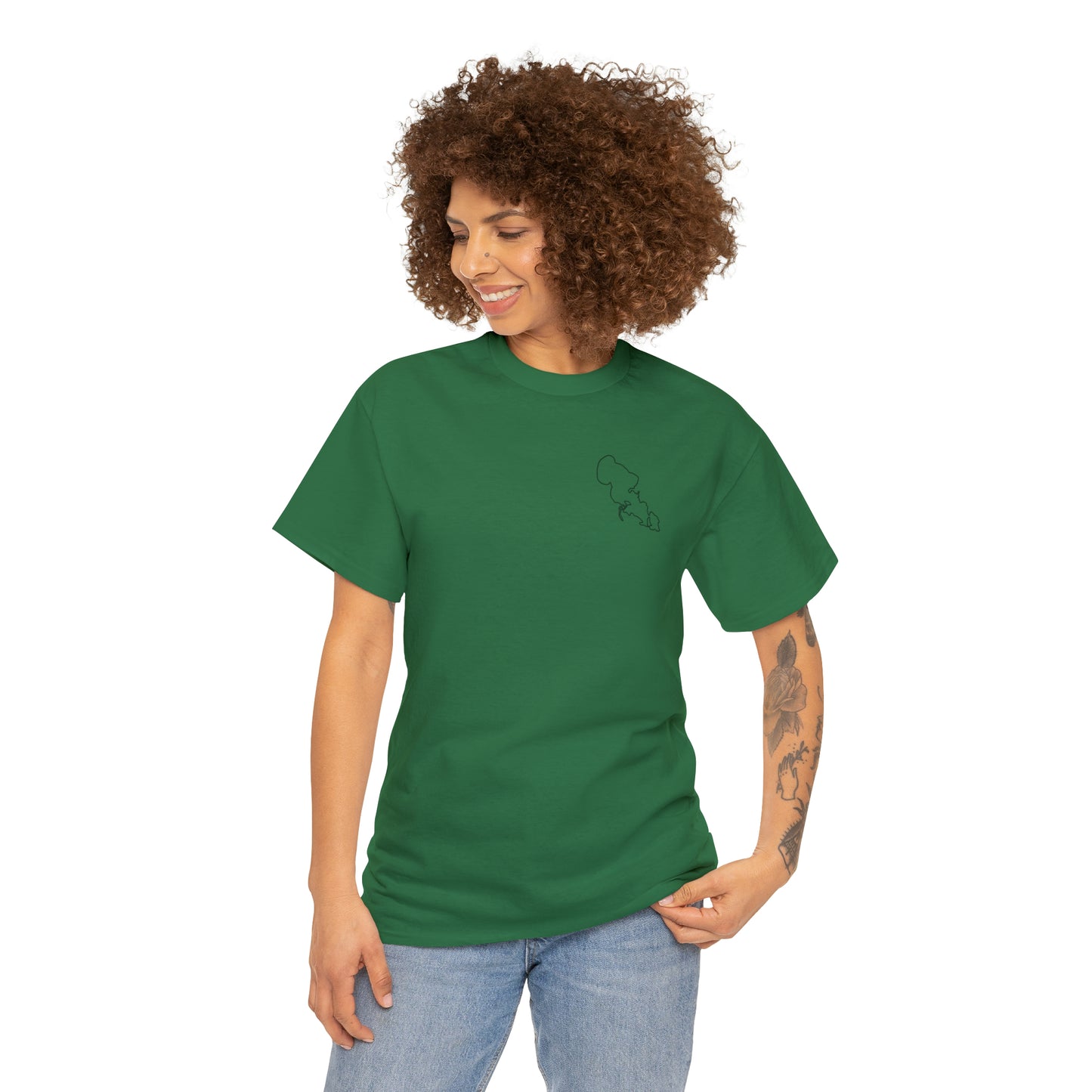 Trolling Motor Fishing - Lac LaBelle Unisex Heavy Tee Shirt