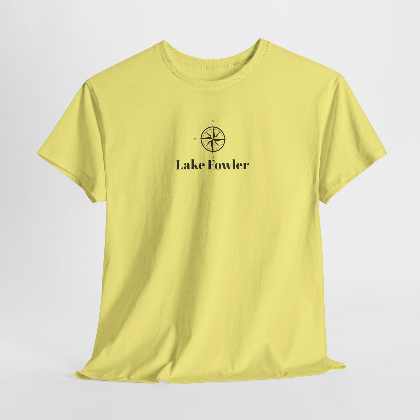 Lake Fowler Compass Rose Unisex Heavy Cotton Tee