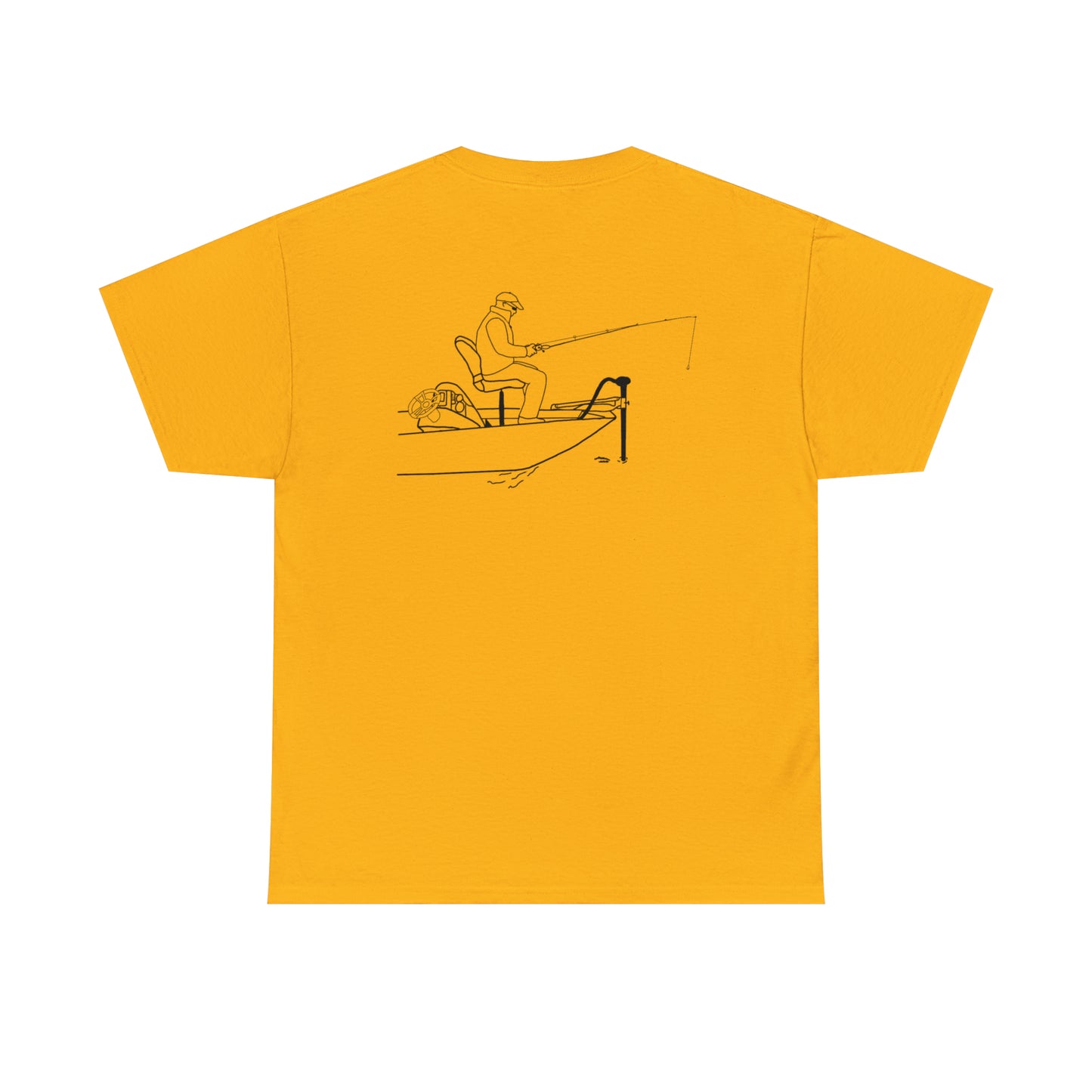 Okauchee Lake, Trolling Motor Fishing - Unisex Heavy Tee Shirt