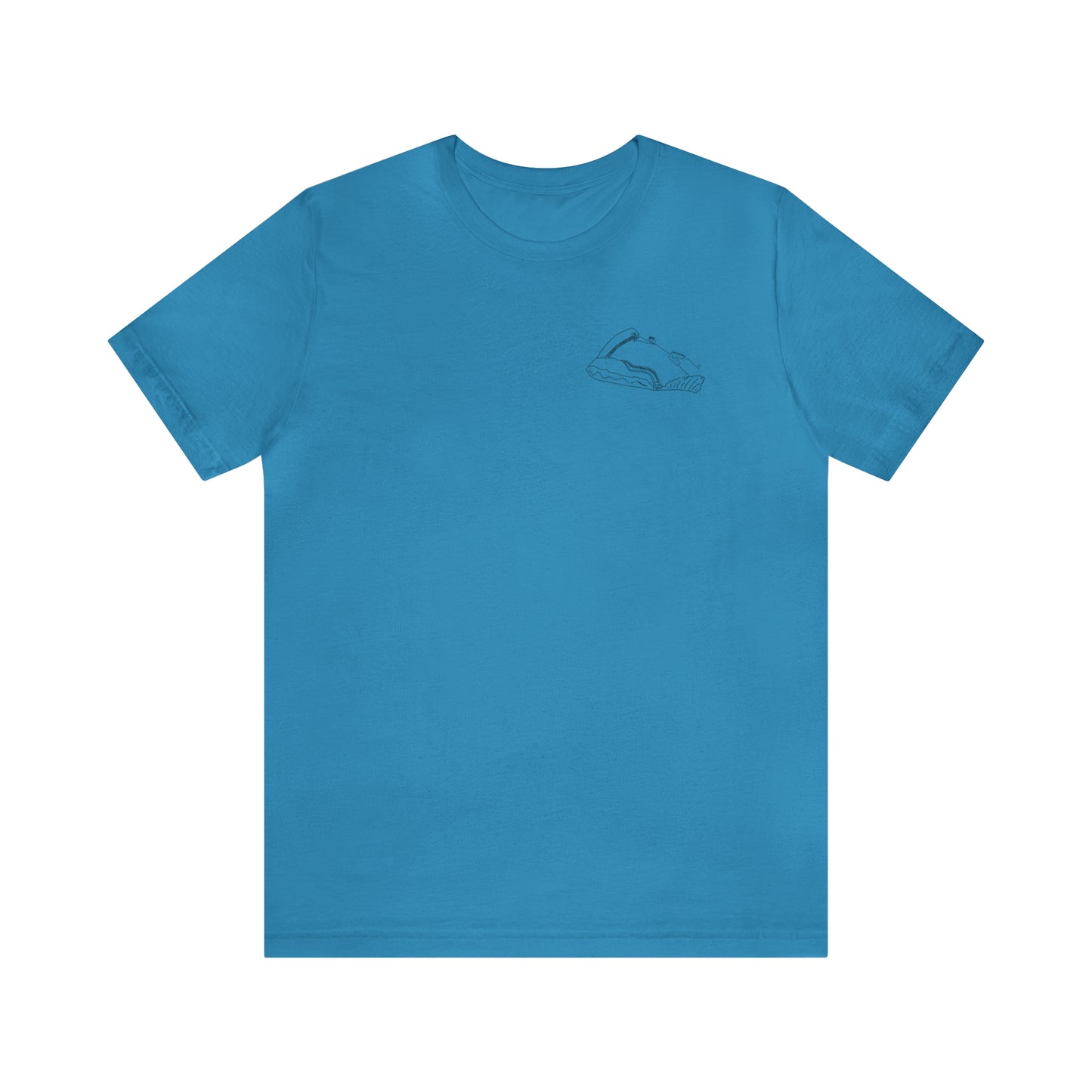 Okauchee Lake, Standup Jetski Fall - Unisex Lightweight Short Sleeve Tee