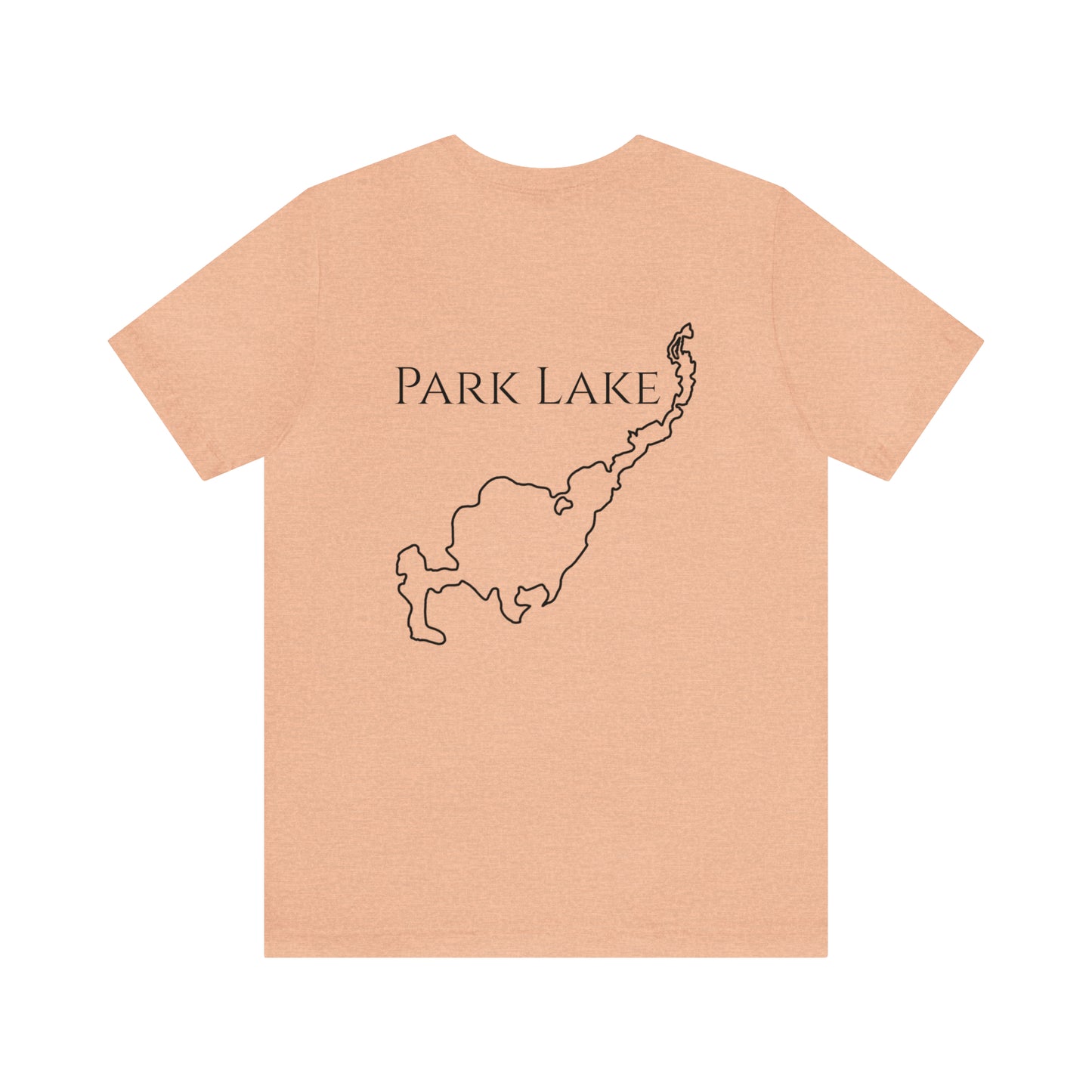 Paddle Board Female - Park Lake Unisex Lightweight Short Sleeve Tee