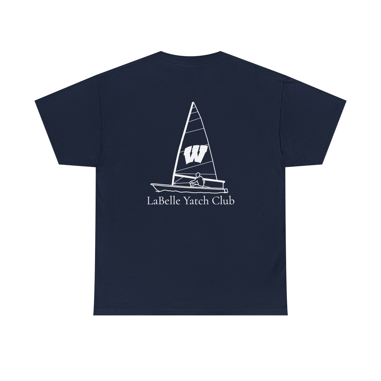 LaBelle Yacht Club Wisconsin Sail Boat - Unisex Heavy Tee Shirt
