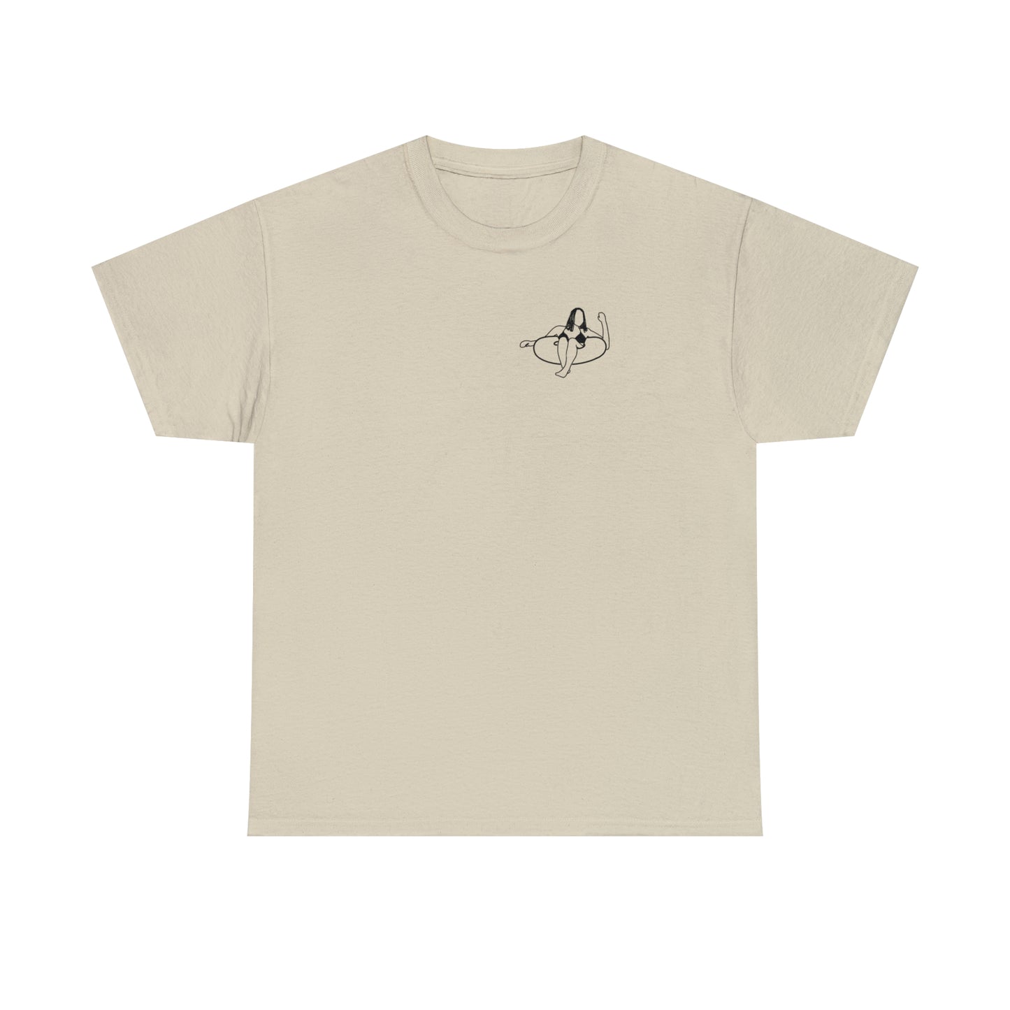 Eagle River Inner Tube Girl - Unisex Heavy Tee Shirt