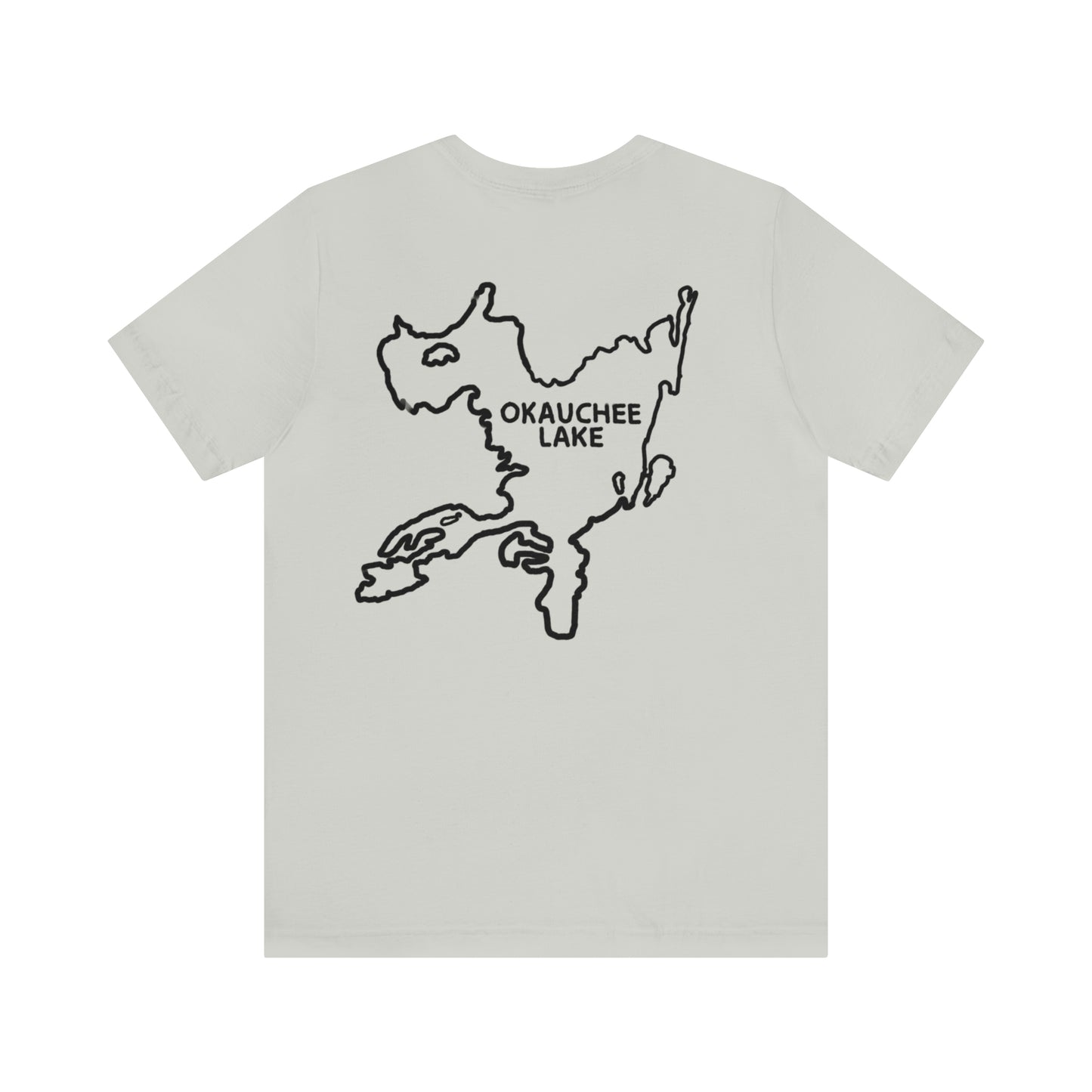 Okauchee Lake, Standup Jetski Fall - Unisex Lightweight Short Sleeve Tee