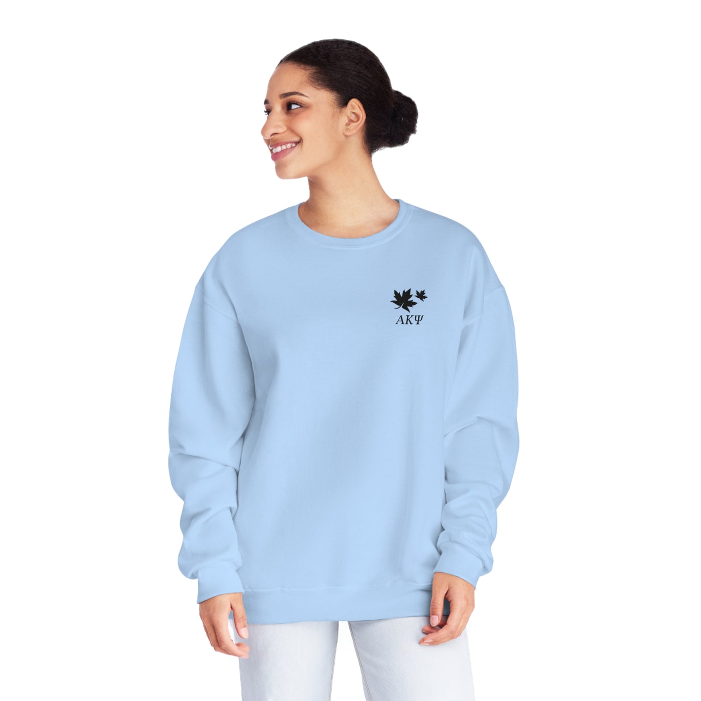 Fall 22 AkPsi With Leaf - Unisex NuBlend® Crewneck Sweatshirt