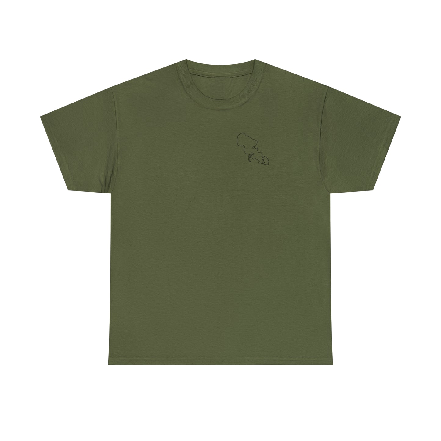 Surf Sketch -Lac LaBelle Unisex Heavyweight Short Sleeve Tee