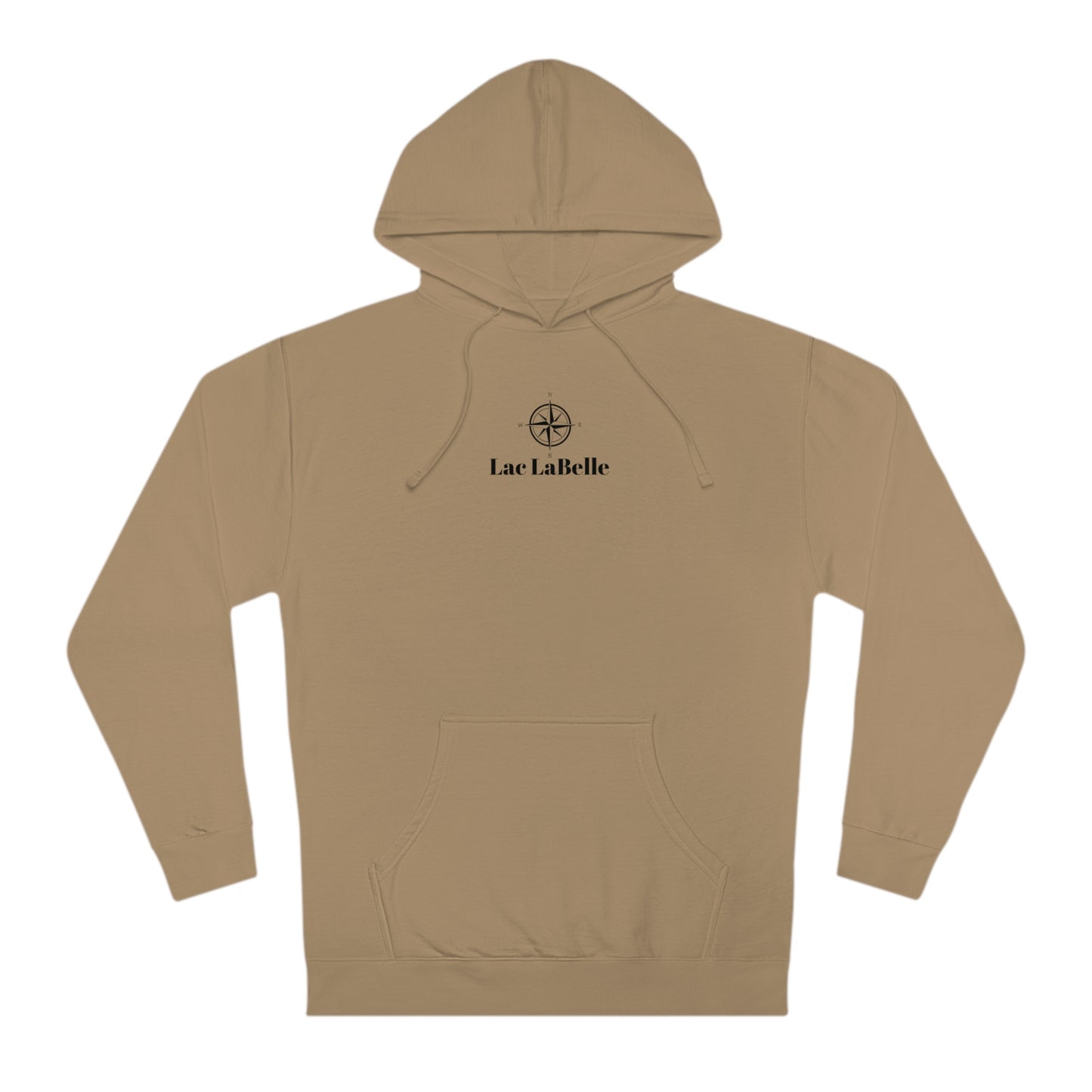 Lac LaBelle Compass Rose Unisex Hooded Sweatshirt ITC