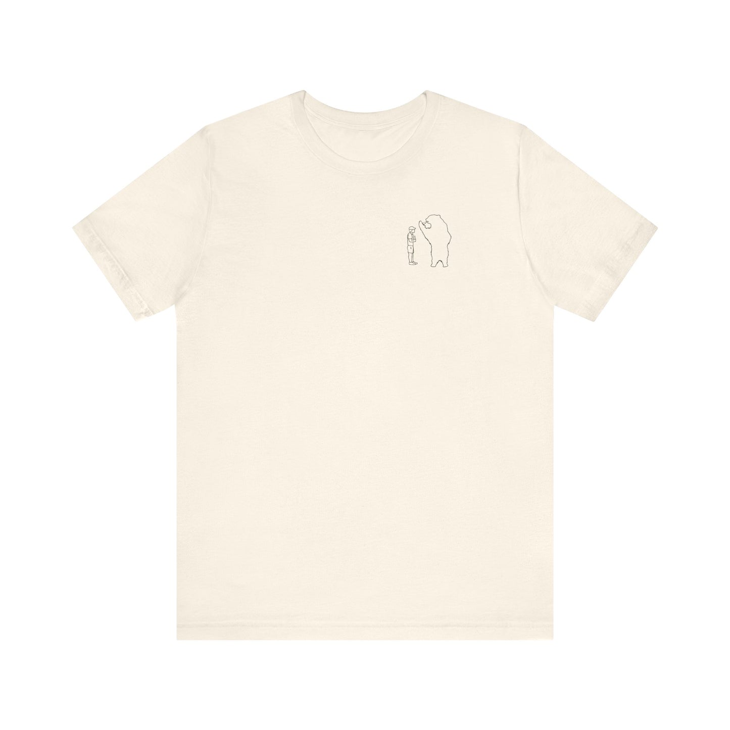 Papa Bear Yellowstone National Park Unisex Lightweight Short Sleeve Tee