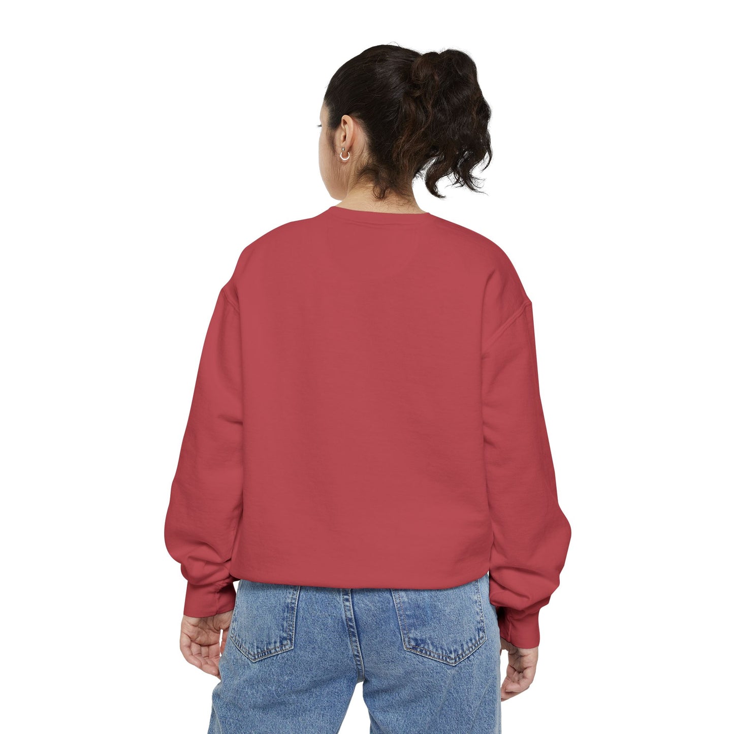 Surfing One Line Design Crewneck Sweatshirt - Comfort Colors