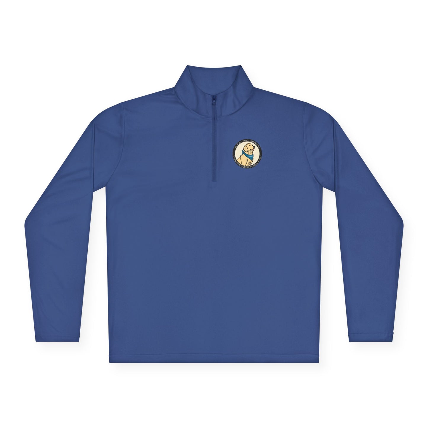 Custom Lake Clothing Golden Logo Unisex Quarter-Zip Pullover