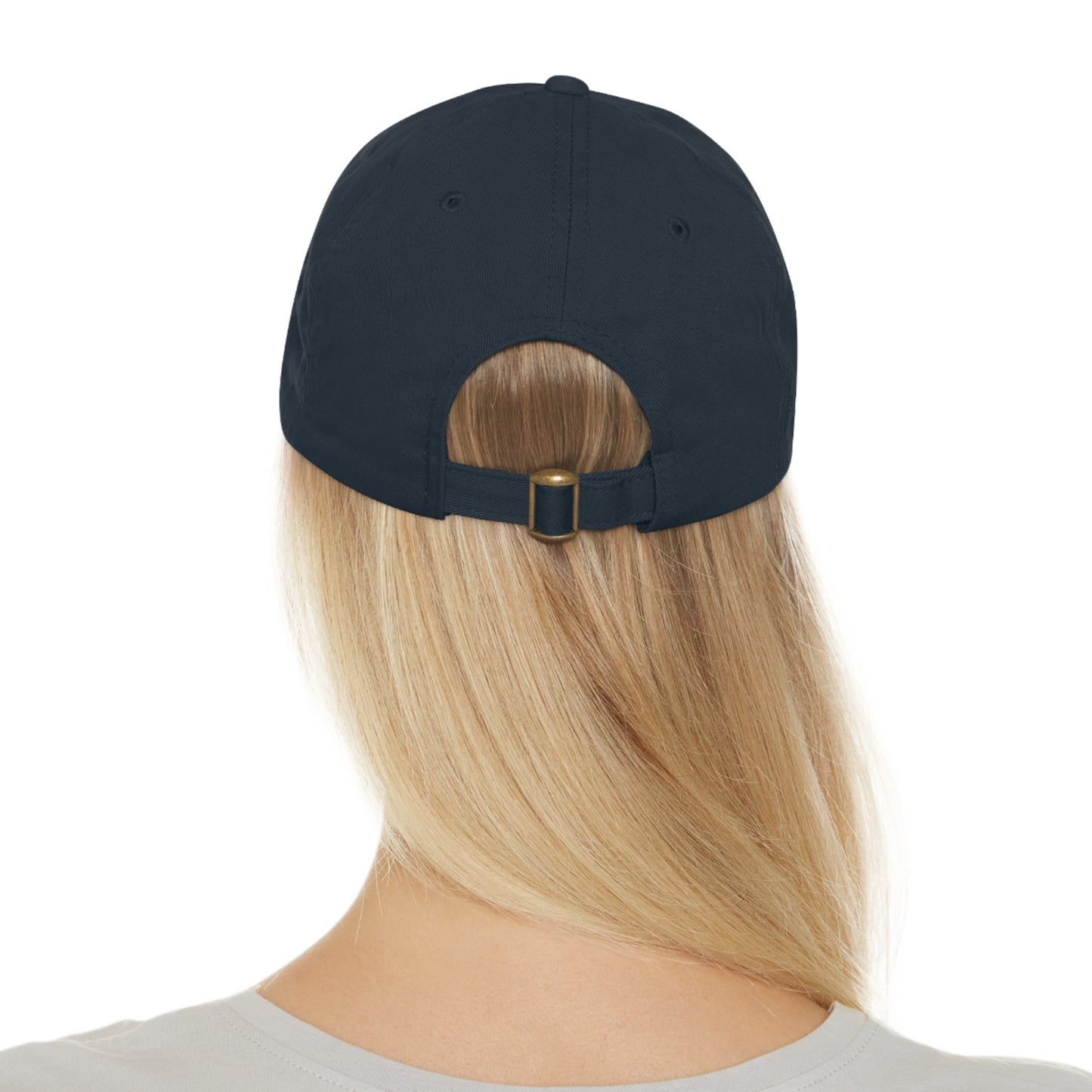 Park Lake Embroidered Hat with Leather Patch