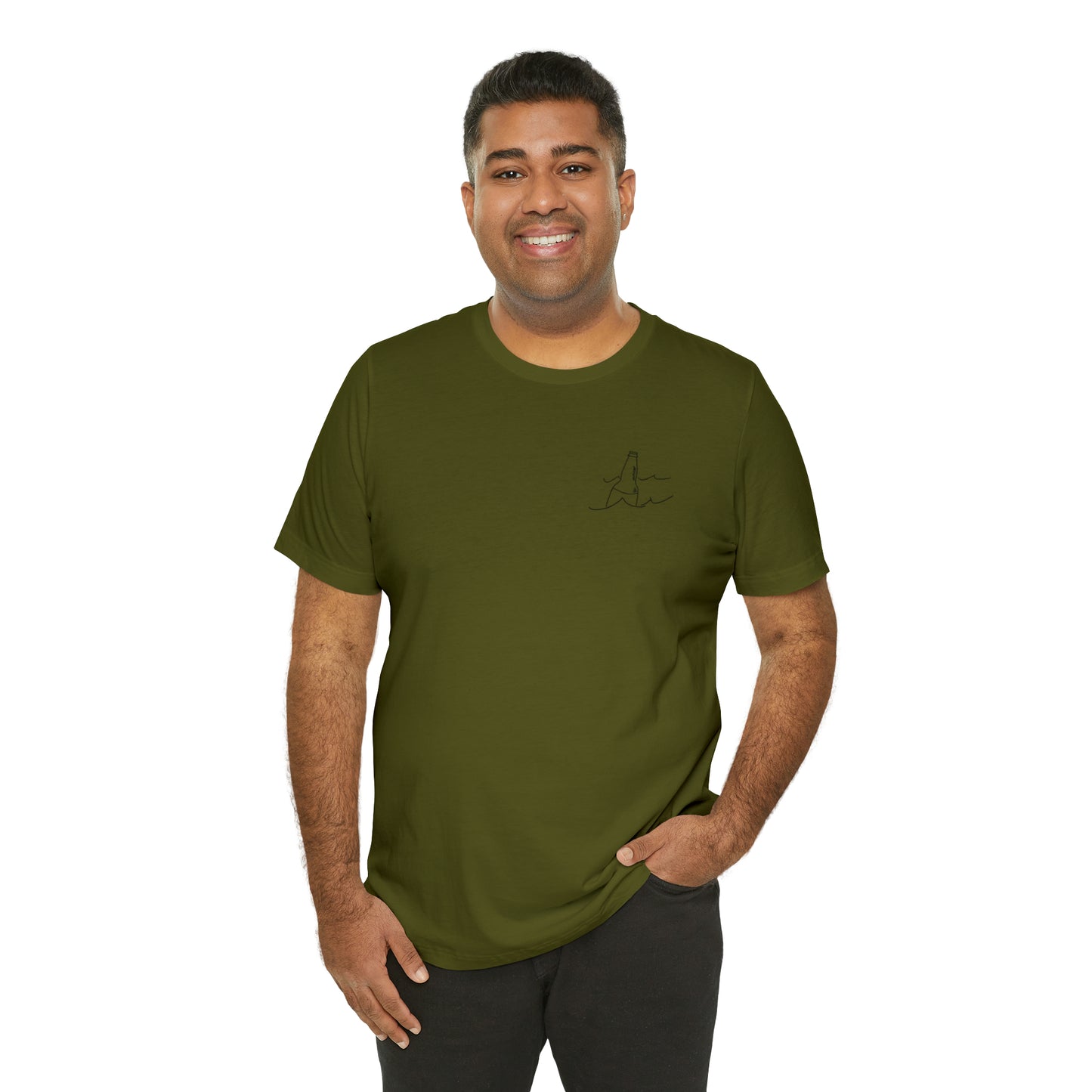 Bottle Patch - lac LaBelle Unisex Lightweight Short Sleeve Tee
