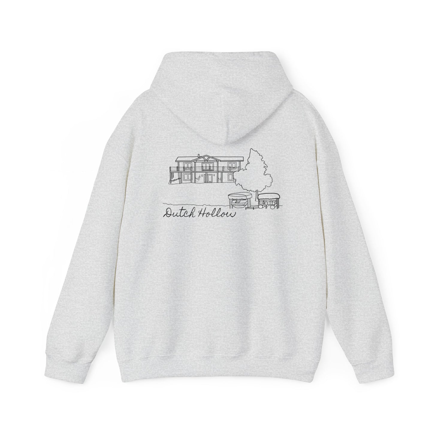 Beer Die Dutch Hollow Cabin - Unisex Heavy Blend Hooded Sweatshirt