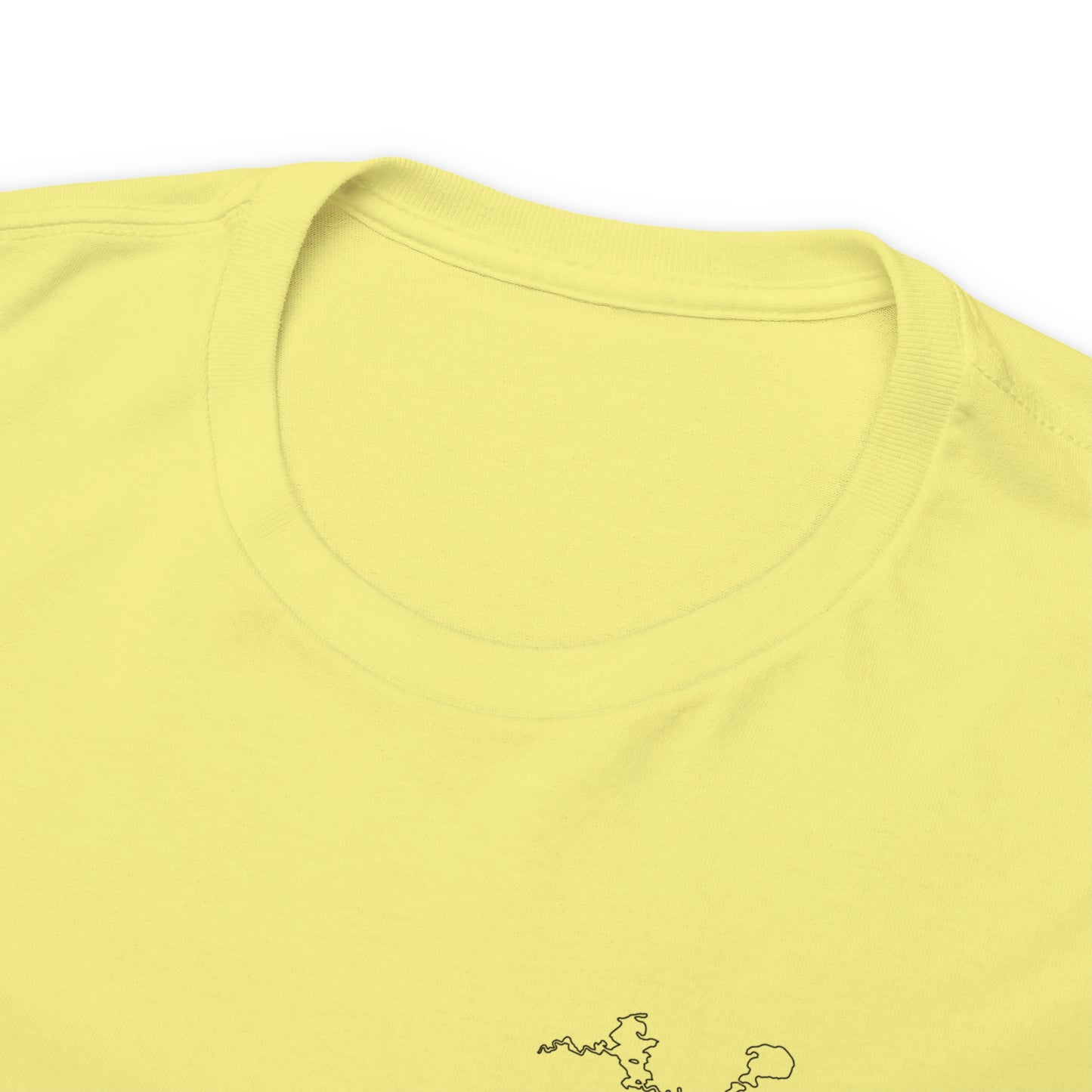Manitowish Waters Fishing Off Dock - Unisex Heavyweight Short Sleeve Tee