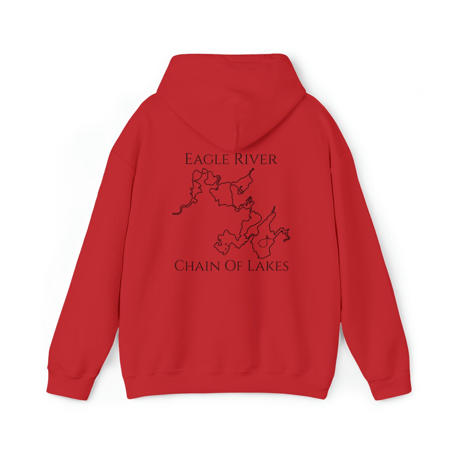 Eagle River Inner Tube Girl - Unisex Heavy Blend Hooded Sweatshirt