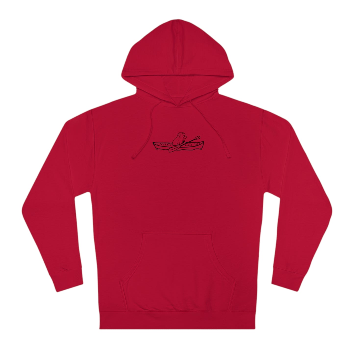 Kayak Dog - English Bulldog Basic - Unisex Hooded Sweatshirt ITC